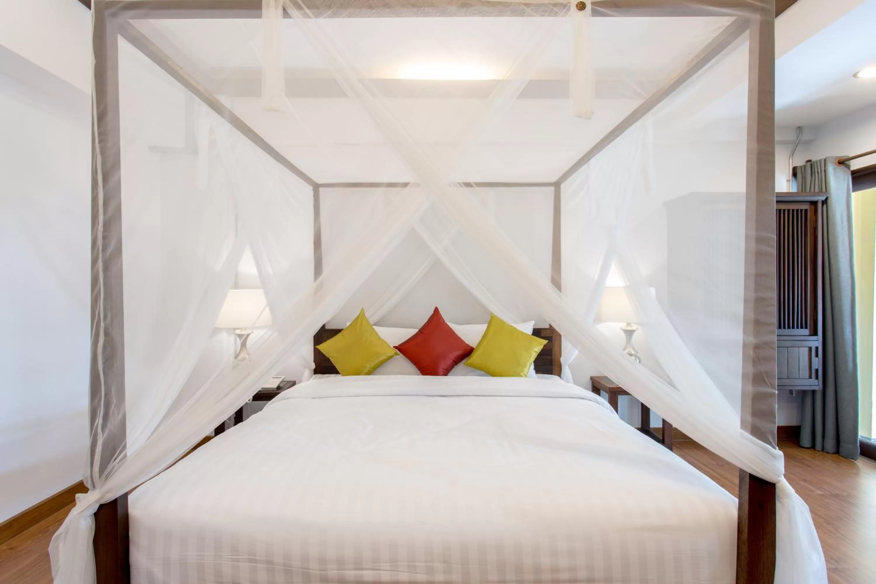 Bed in Night Bazaar Inn