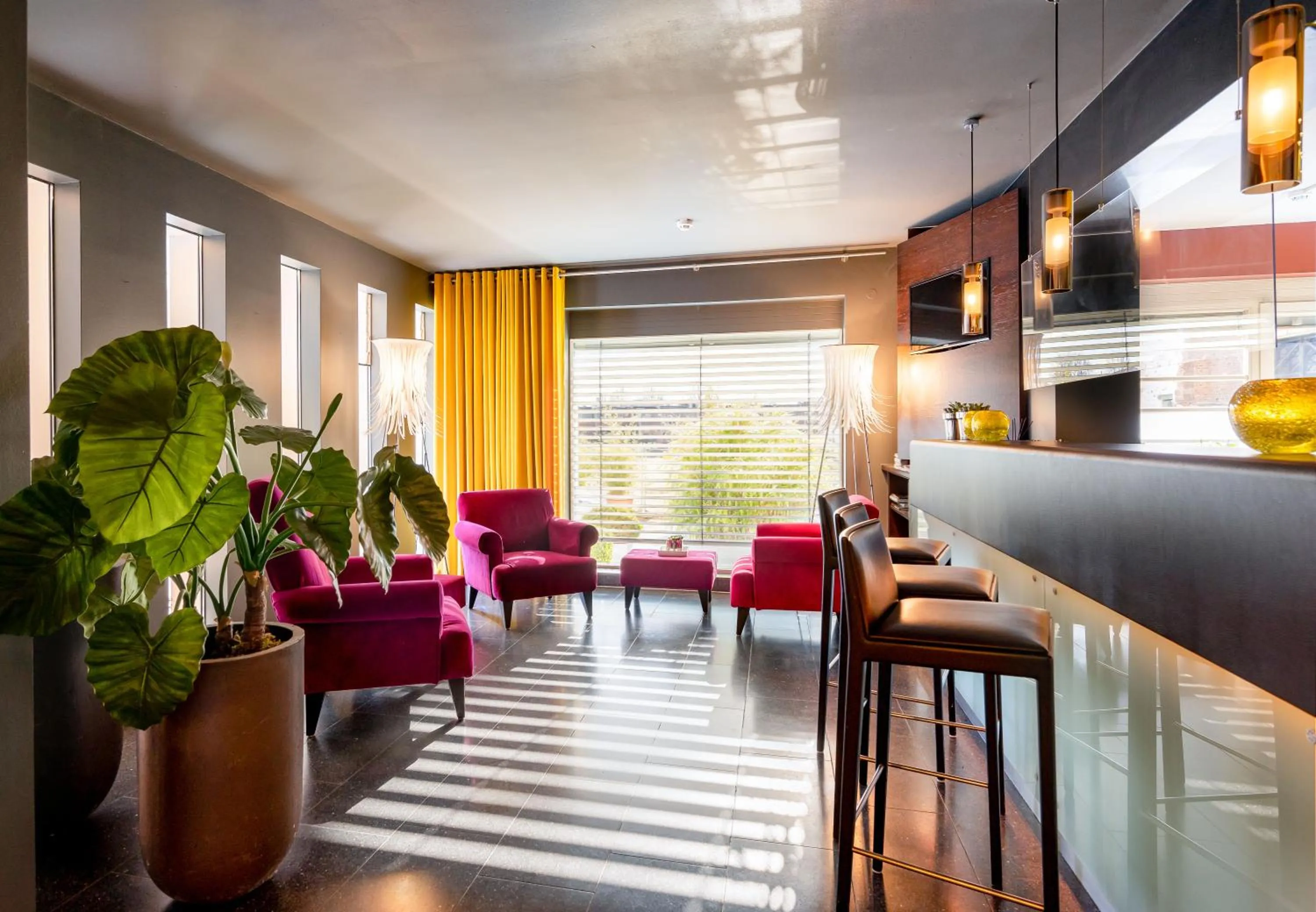 Lobby or reception in The New Yorker Hotel Köln-Messe