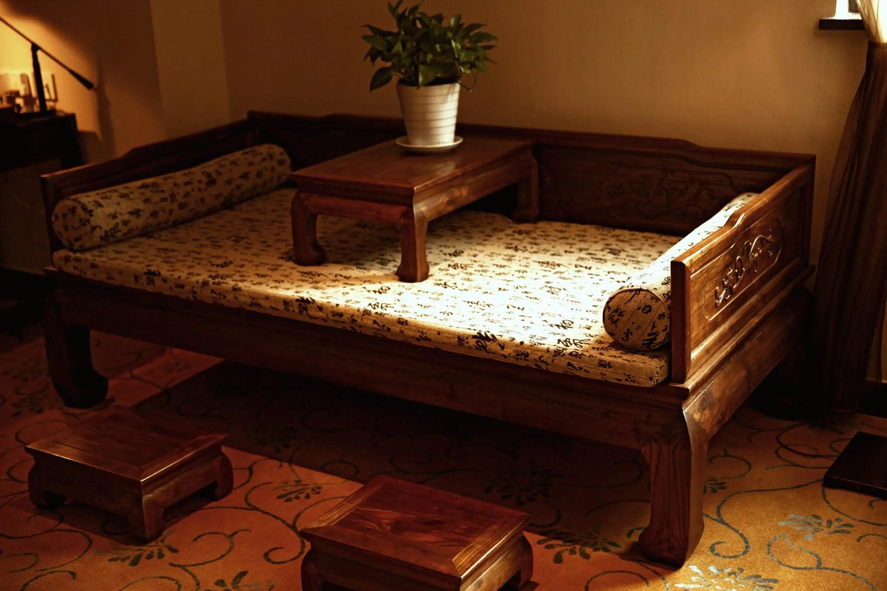 Seating area in Garden Hotel Suzhou