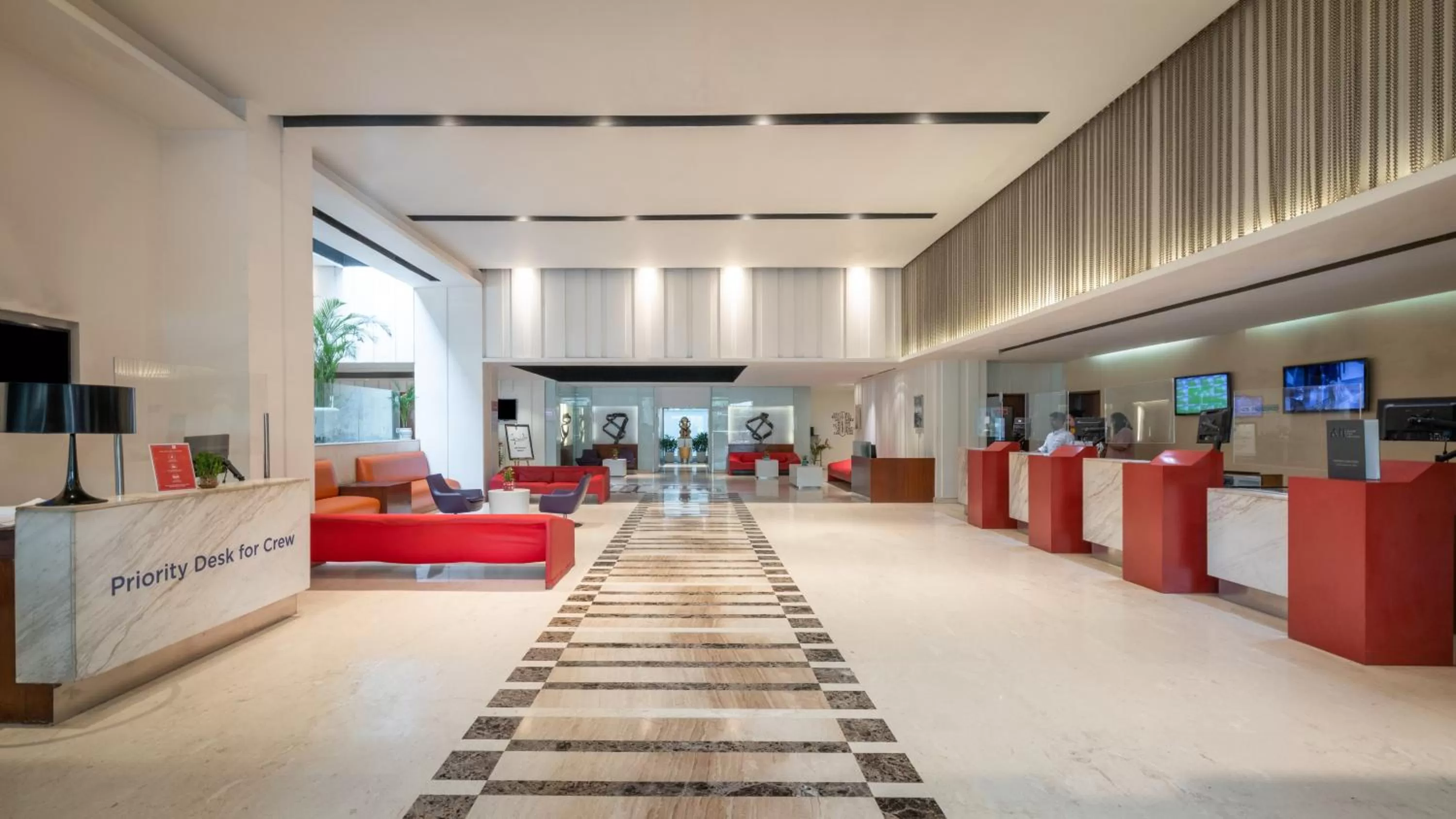 Lobby or reception in ibis New Delhi Aerocity - An Accor Brand