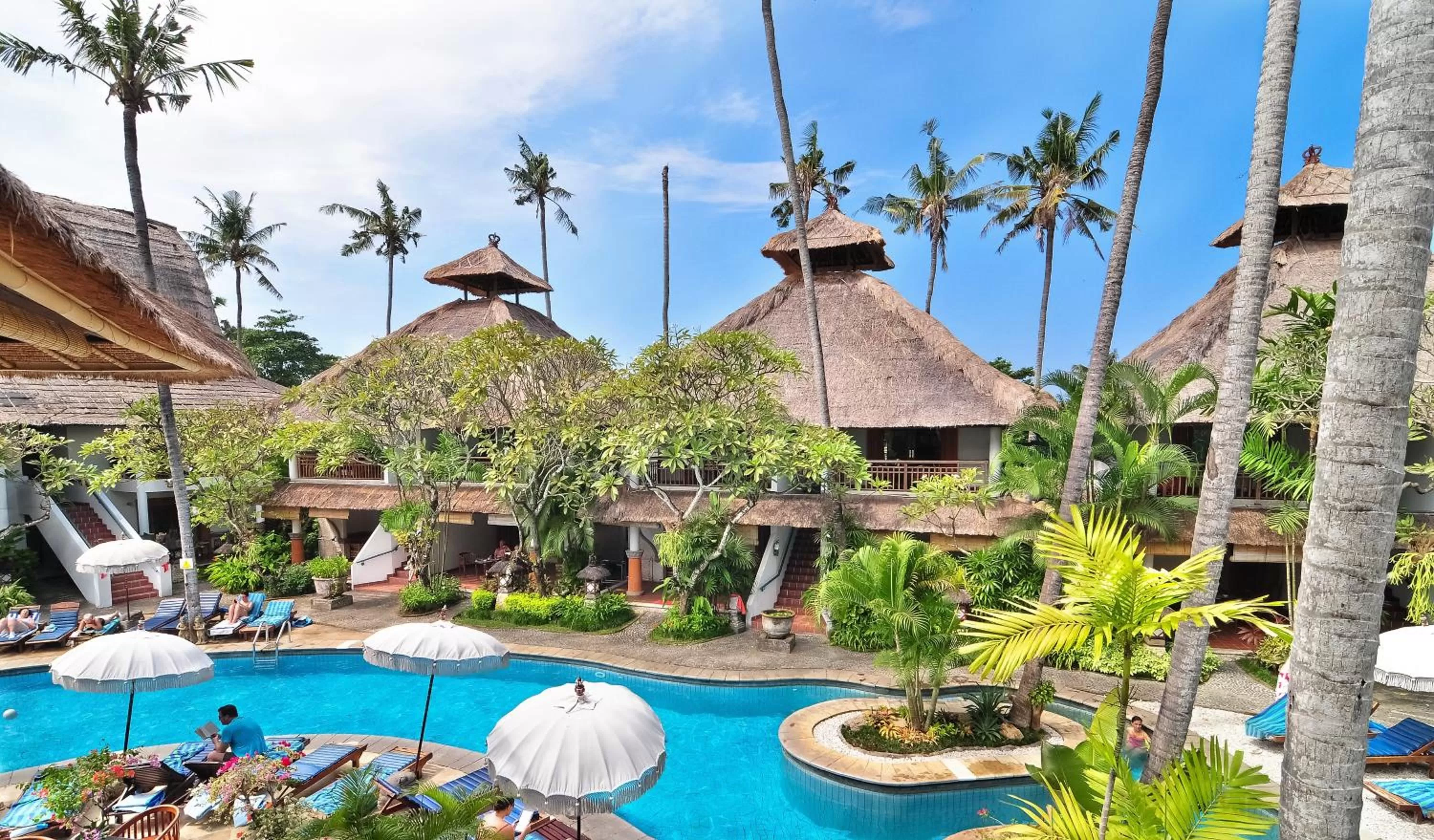 Swimming pool in Sativa Sanur Cottages