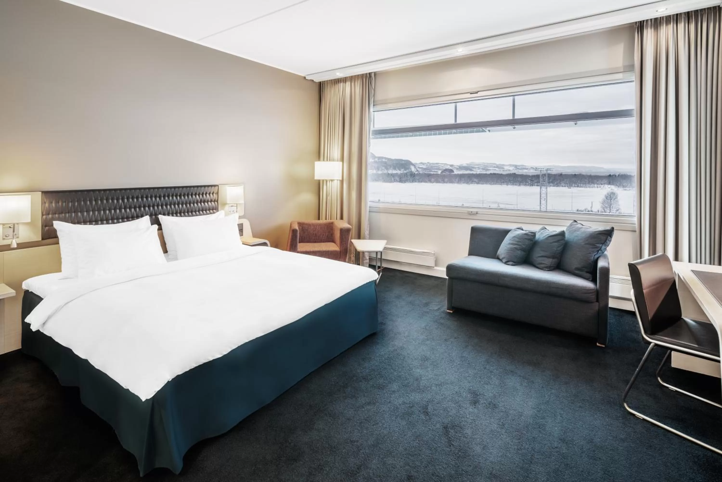 Photo of the whole room, Bed in Radisson Blu Hotel, Trondheim Airport