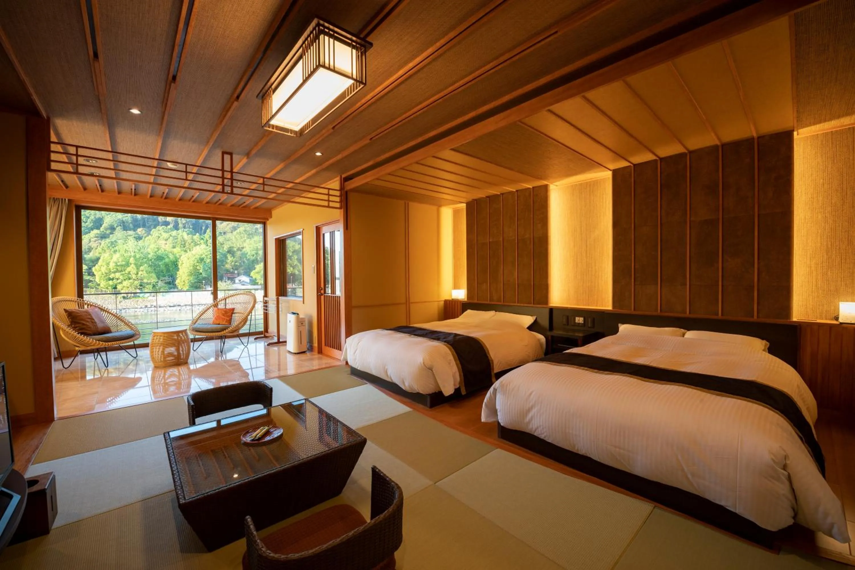 Photo of the whole room, Bed in Hanayashiki Ukifune-en