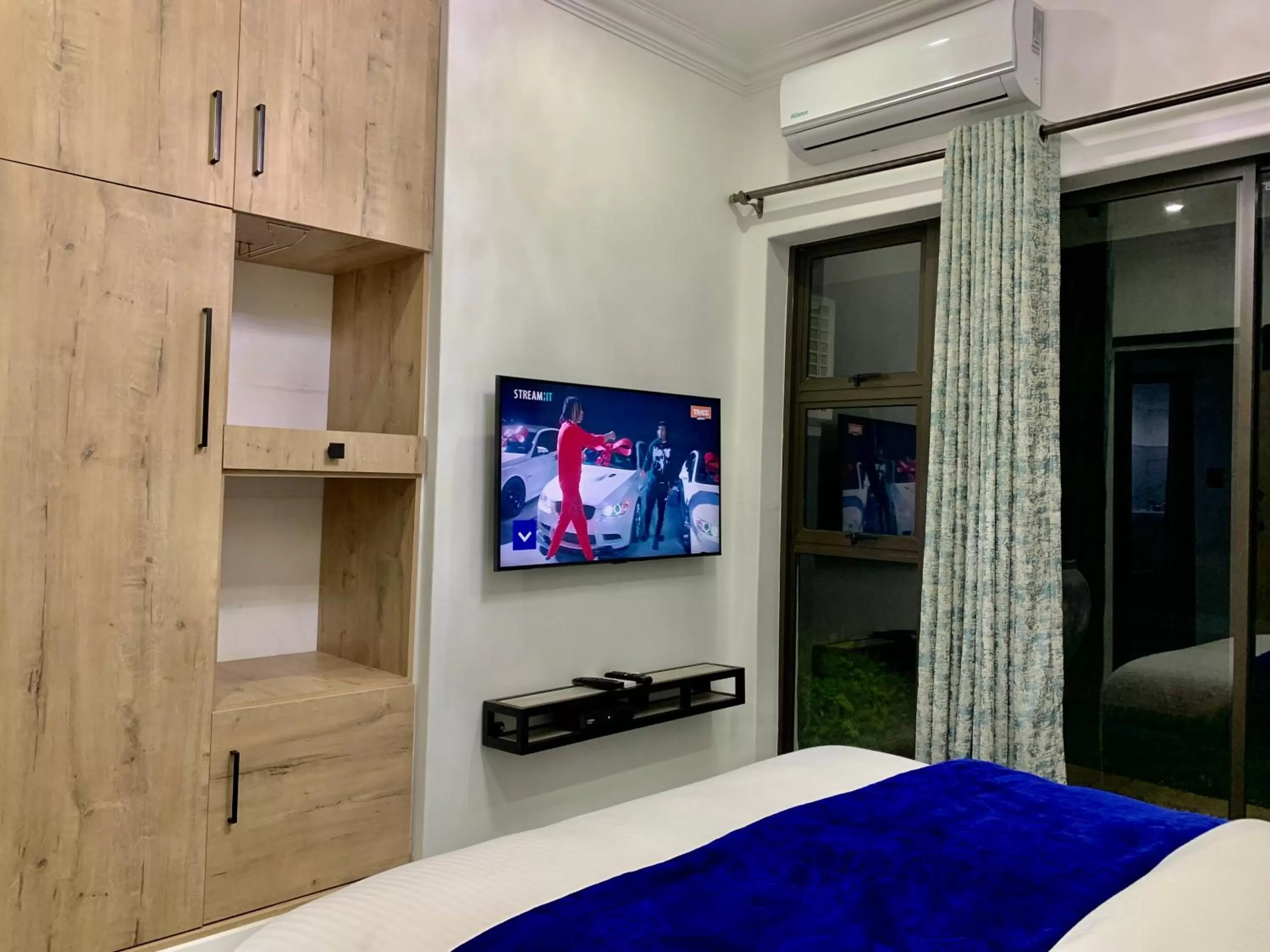 TV/Entertainment Center in 24 On Basil Inventive suites