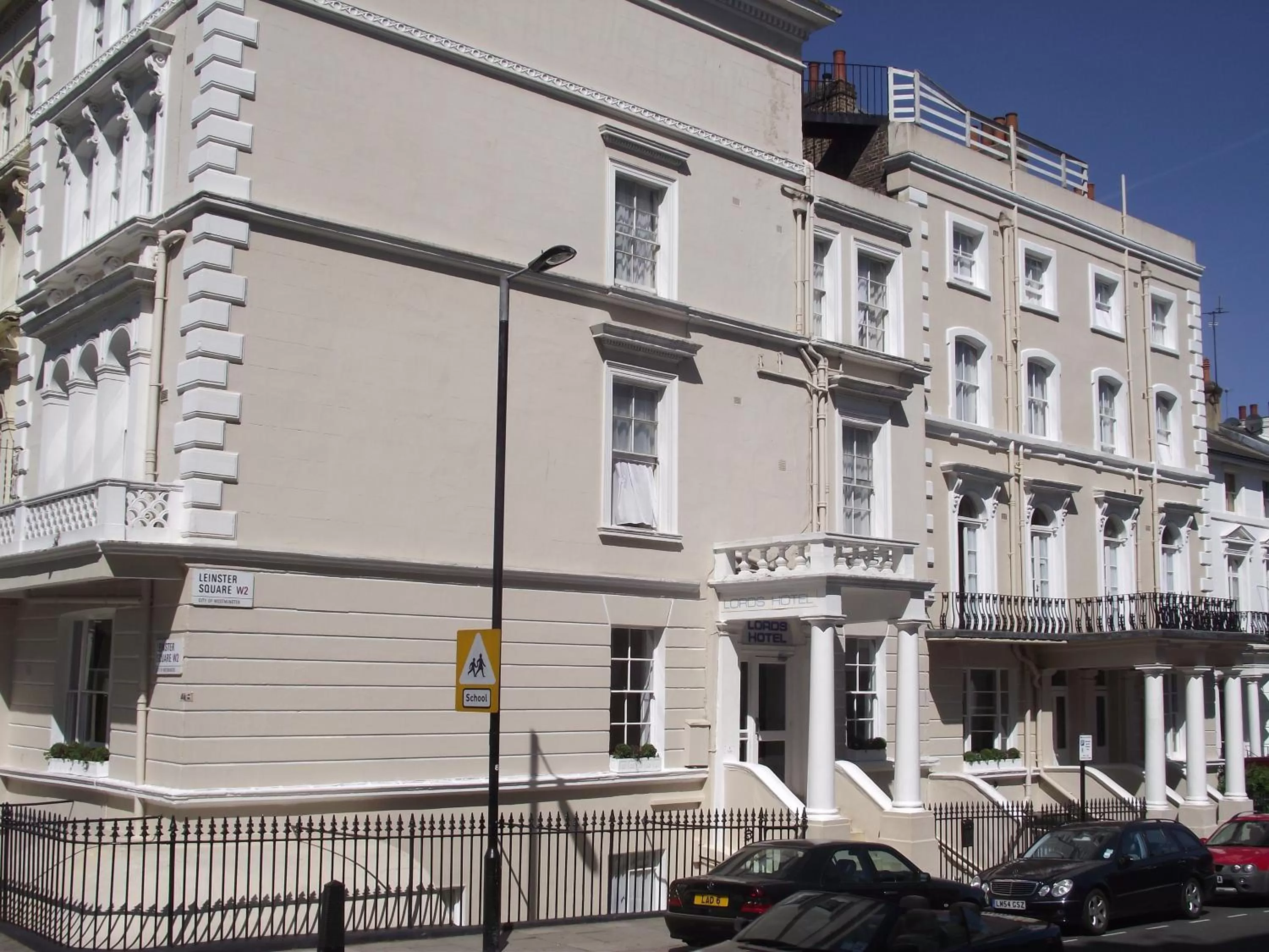 Facade/entrance in Lords Hotel