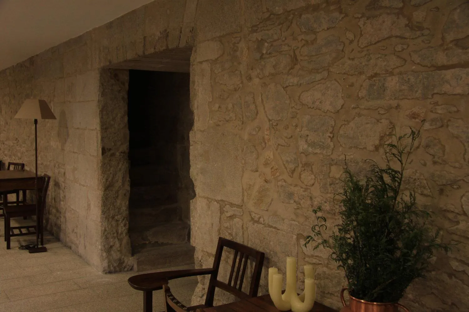 Decorative detail in Hospedería San Martín Pinario