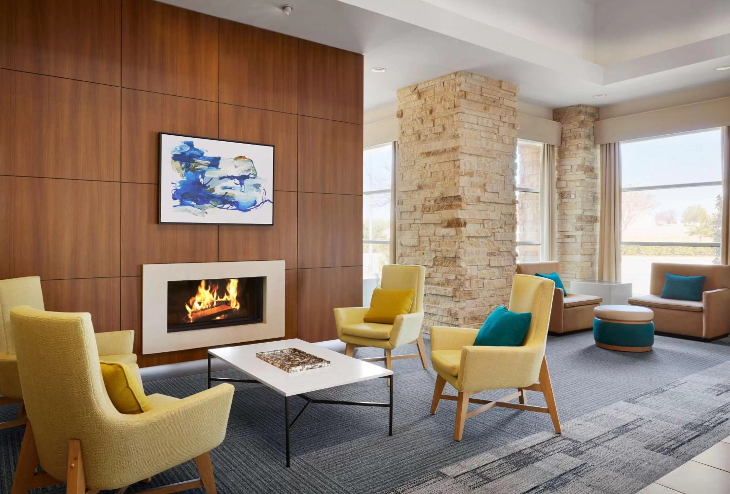 Lobby or reception in Hilton Garden Inn Dallas Richardson