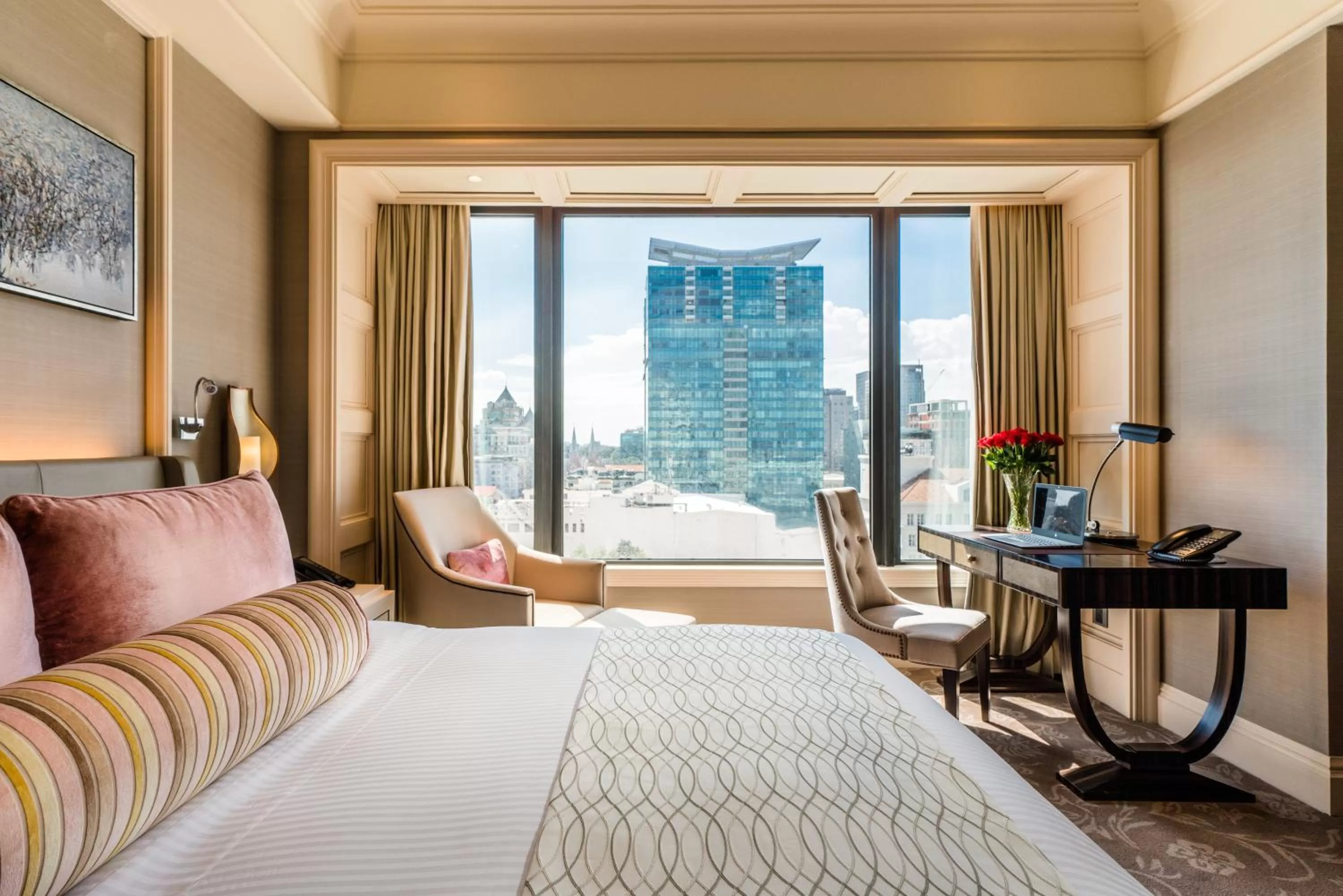 Photo of the whole room, Bed in Caravelle Saigon