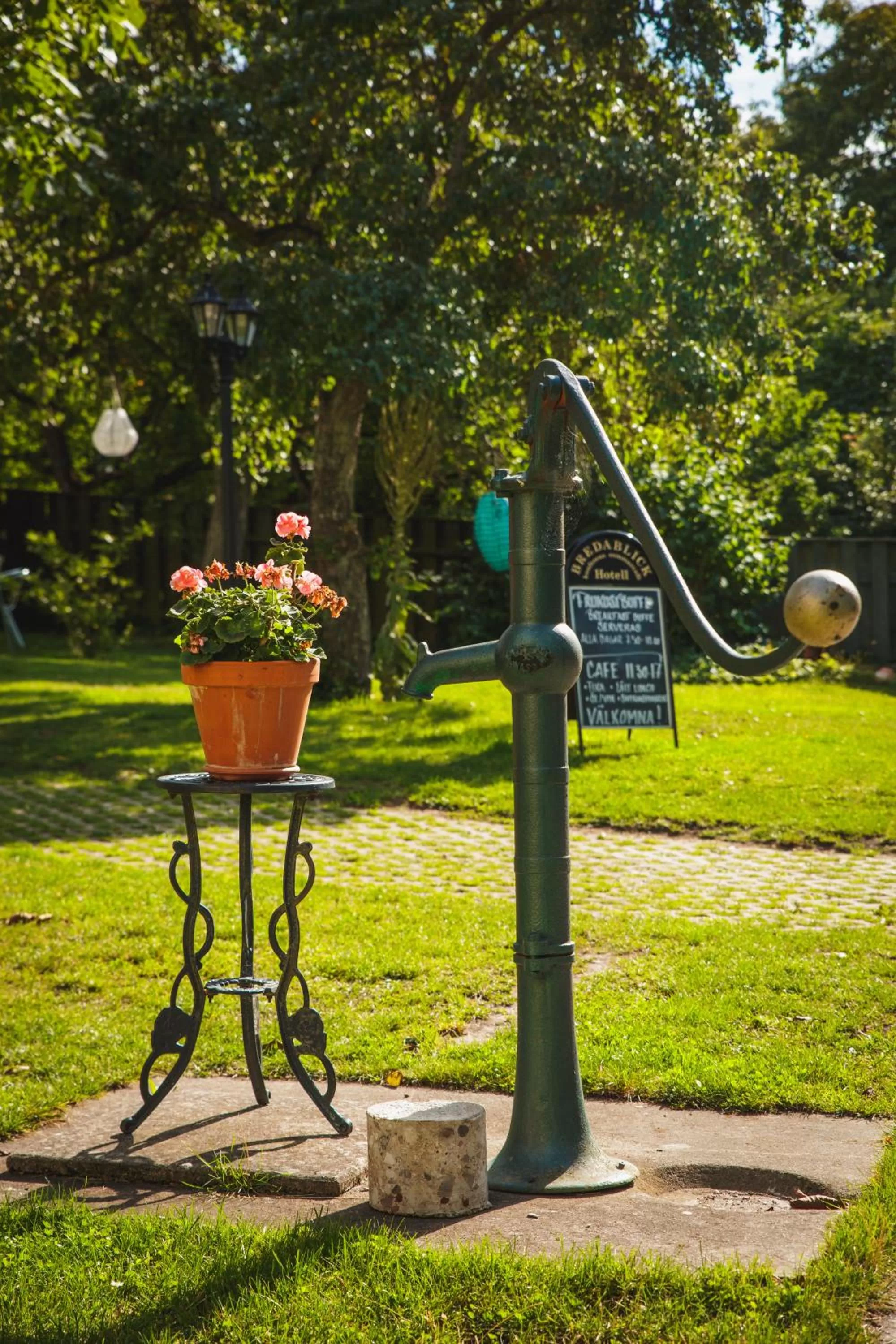 Garden in Hotell Breda Blick