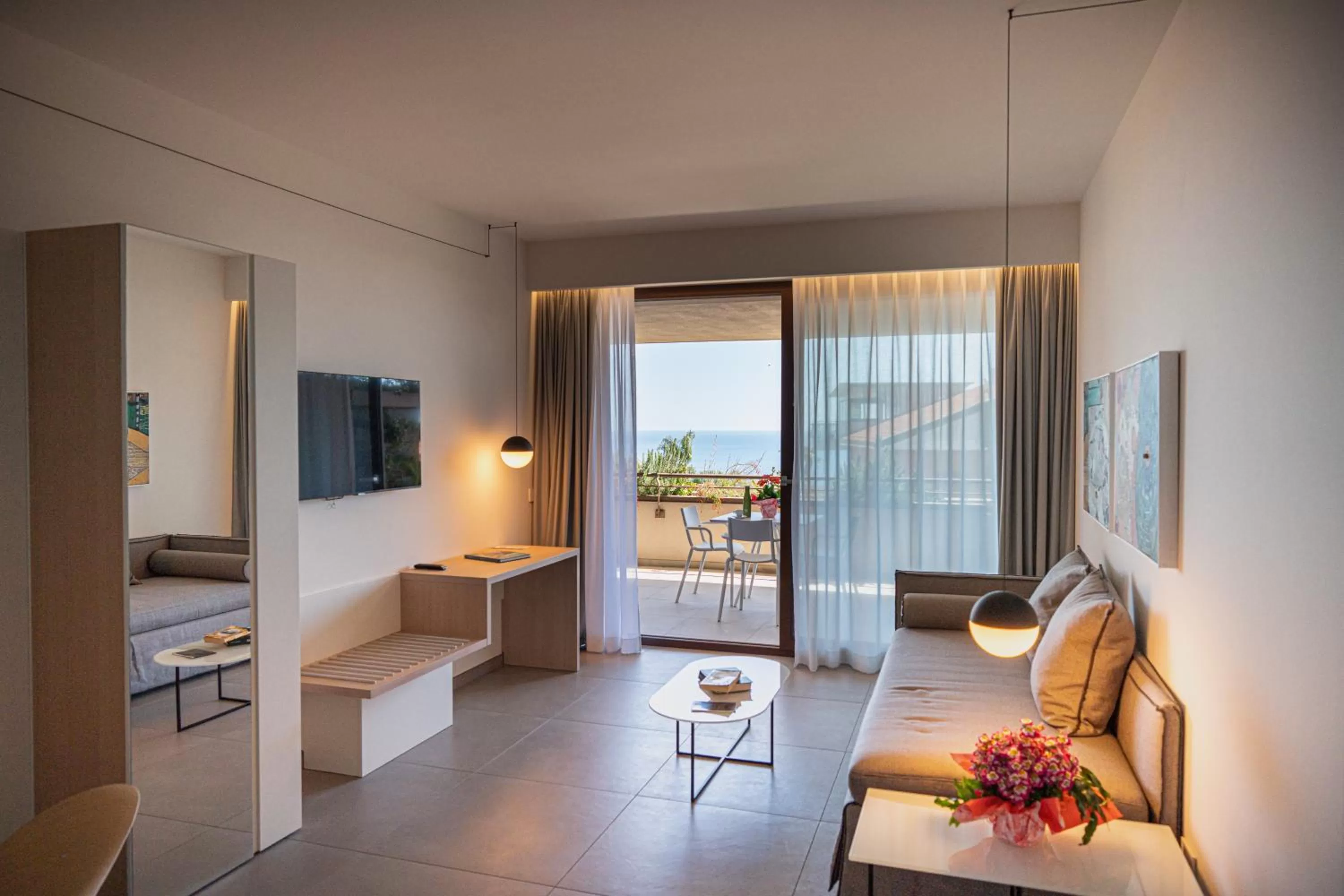 Seating area in Sicilia's Art Hotel & Spa