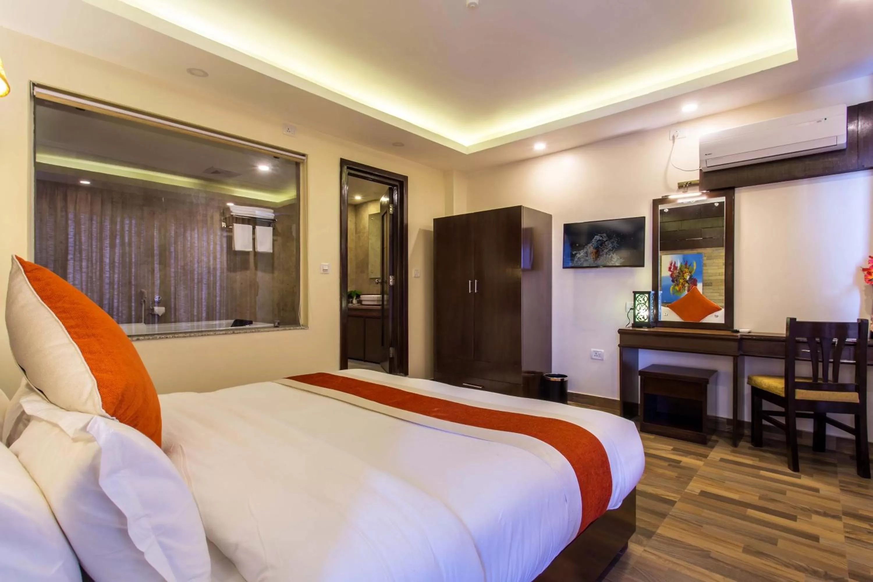 Decorative detail, Bed in Bodhi Suites Boutique Hotel and Spa