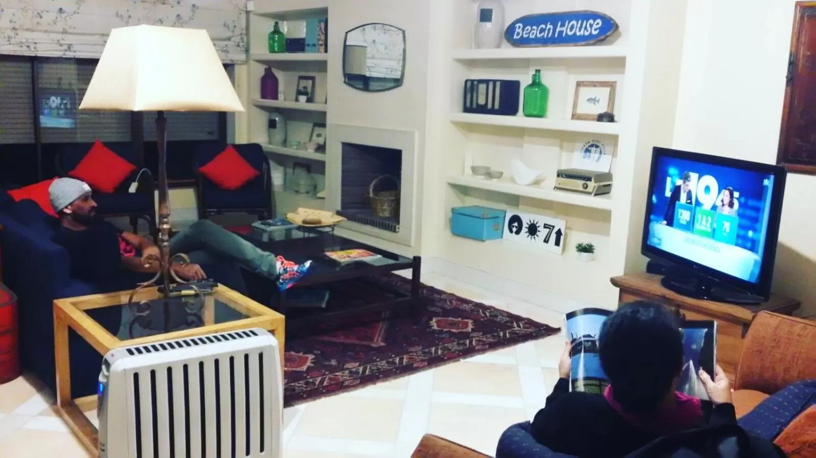 Living room in Lisbon Surf Villa