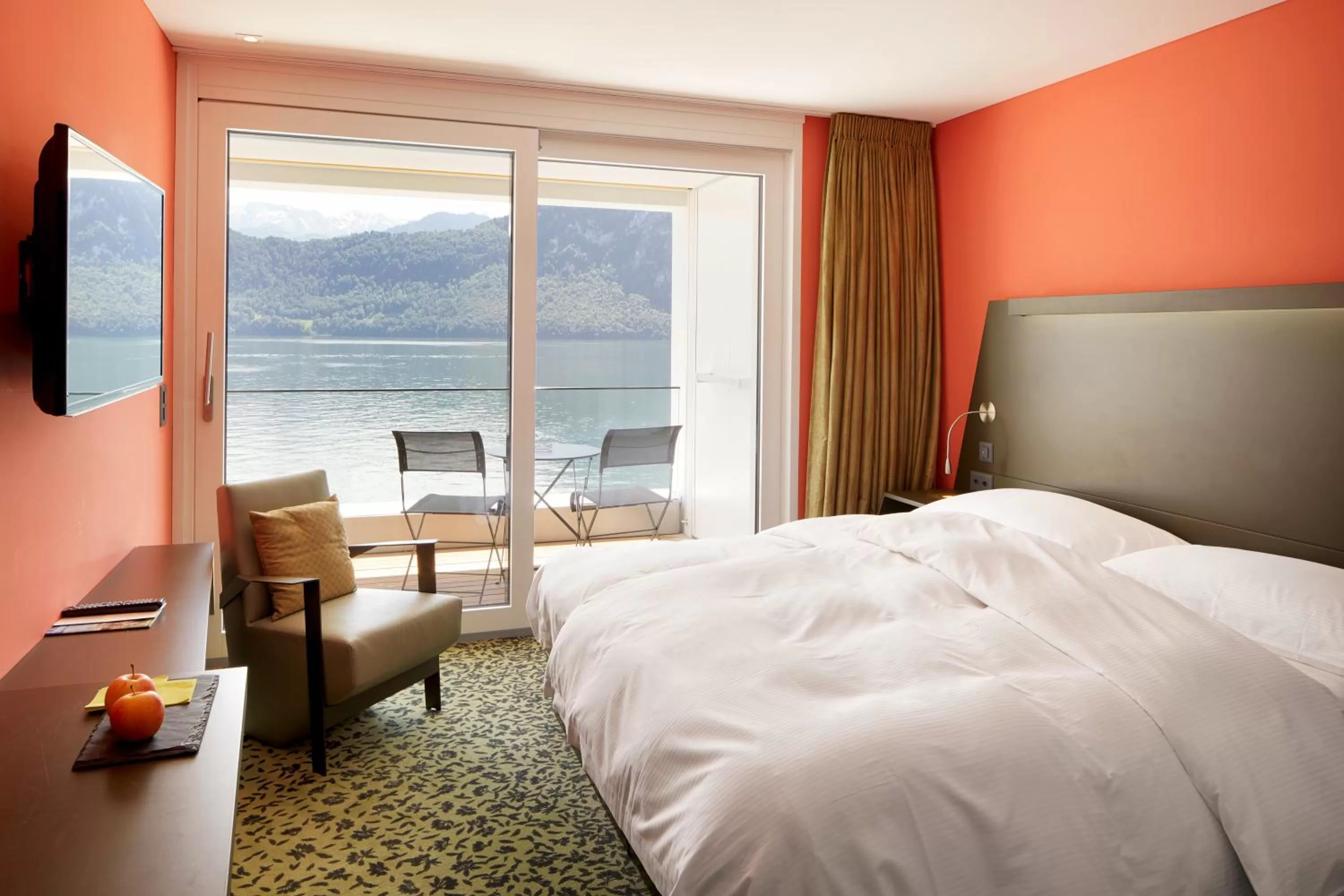 Standard Double Room with Lake View in Campus Hotel Hertenstein