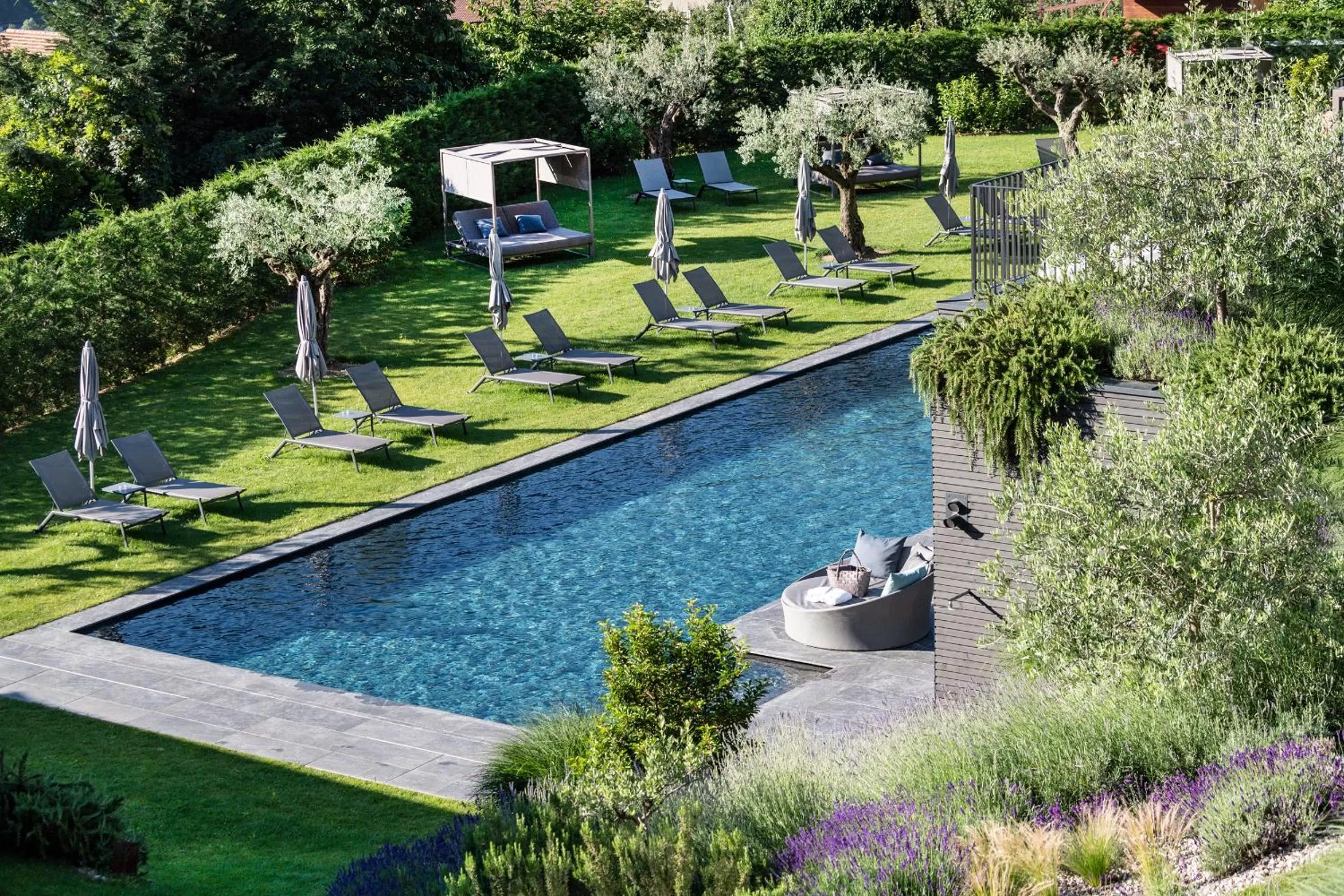 Swimming pool, Pool View in Mair Am Ort Living Hotel B&B