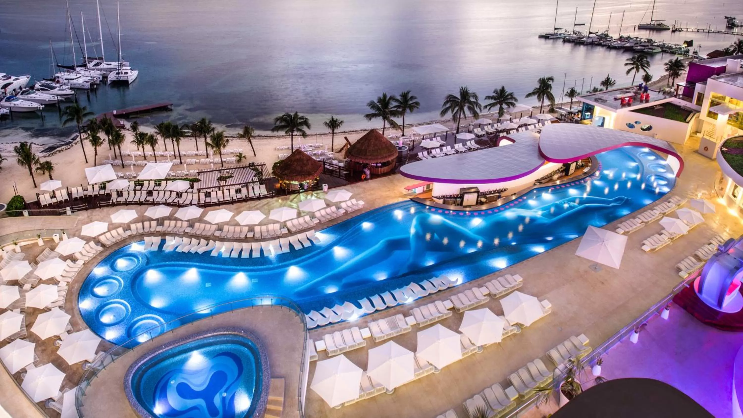 Bird's eye view in Temptation Cancun Resort - All Inclusive - Adults Only