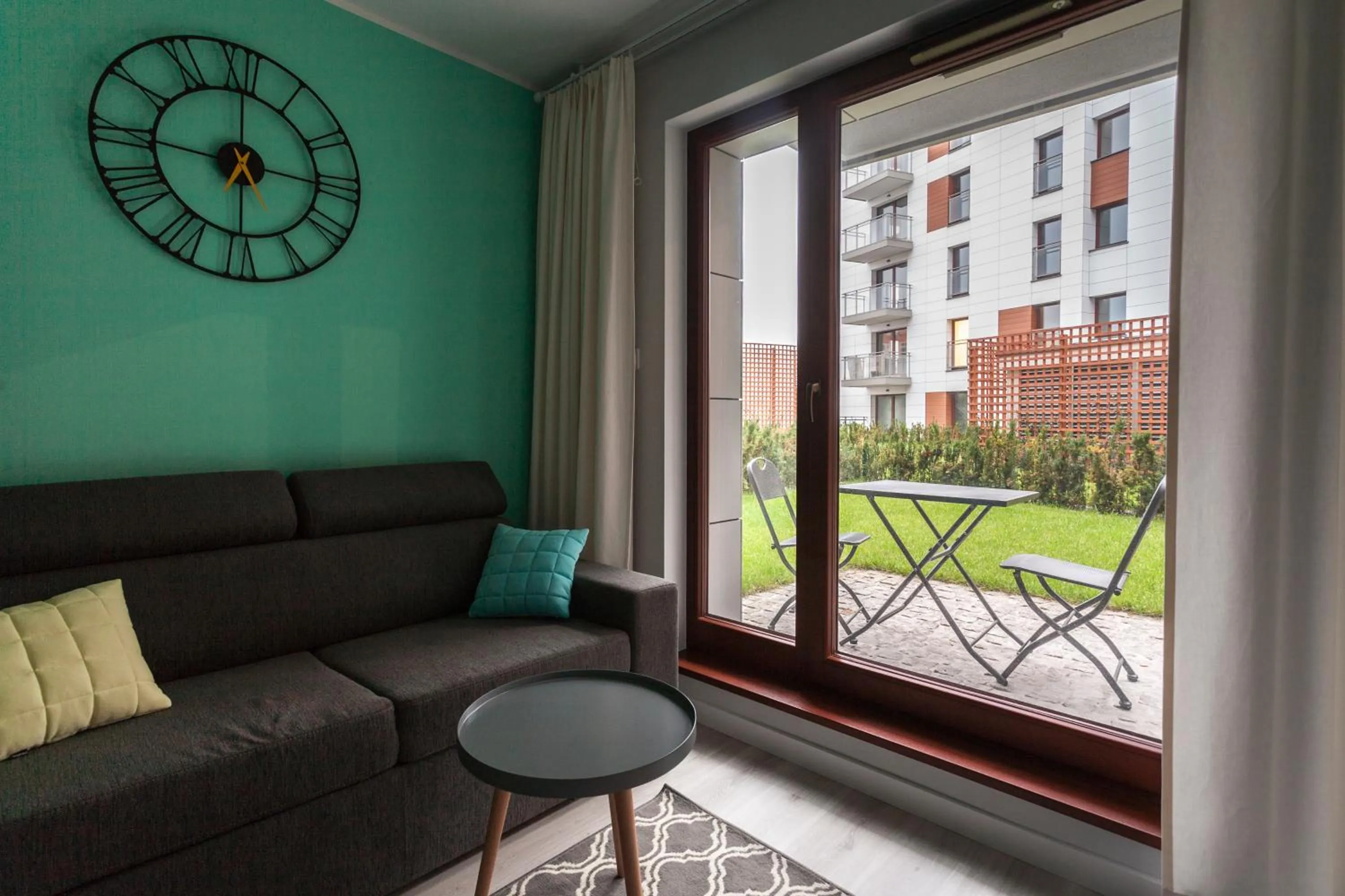 Balcony/Terrace in GRANO APARTMENTS Gdańsk Motława SPA & Wellness