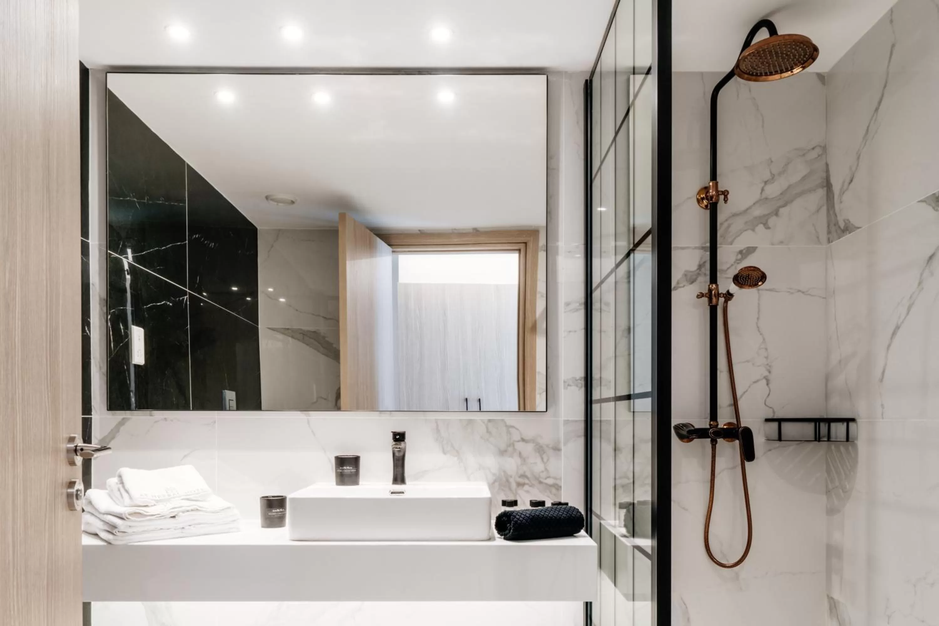 Bathroom in At Herbal Boutique Hotel & Spa