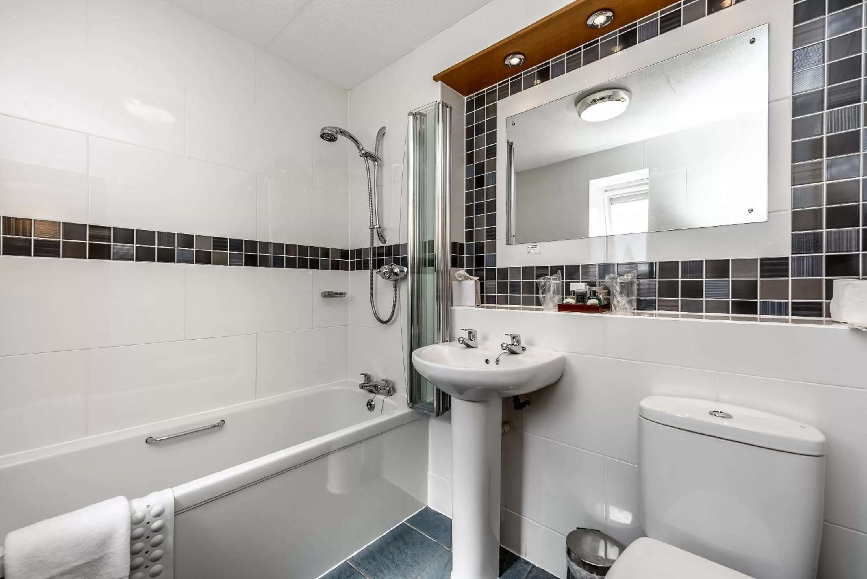 Bathroom in Moorings Hotel