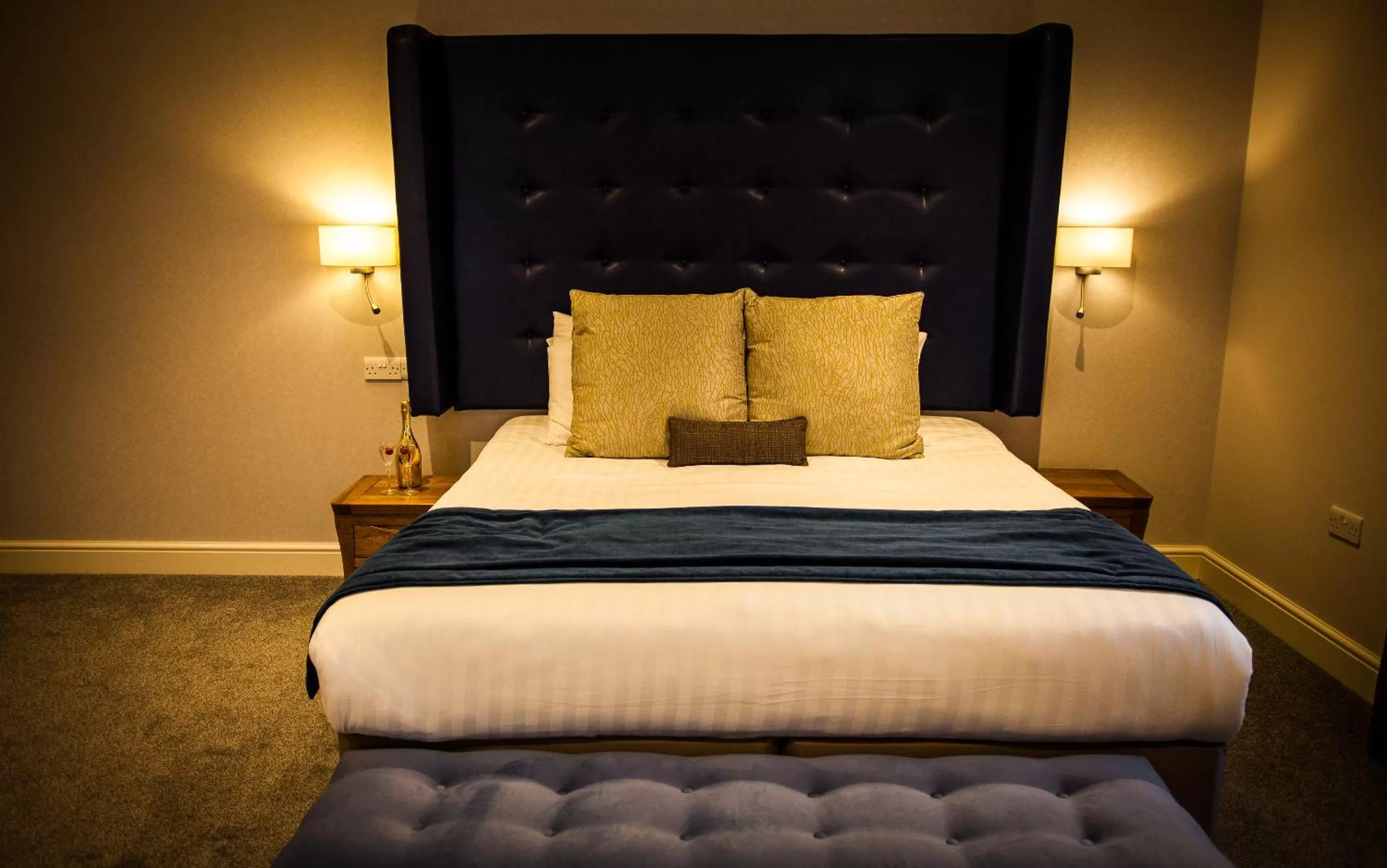 Bed in Heywood Spa Hotel