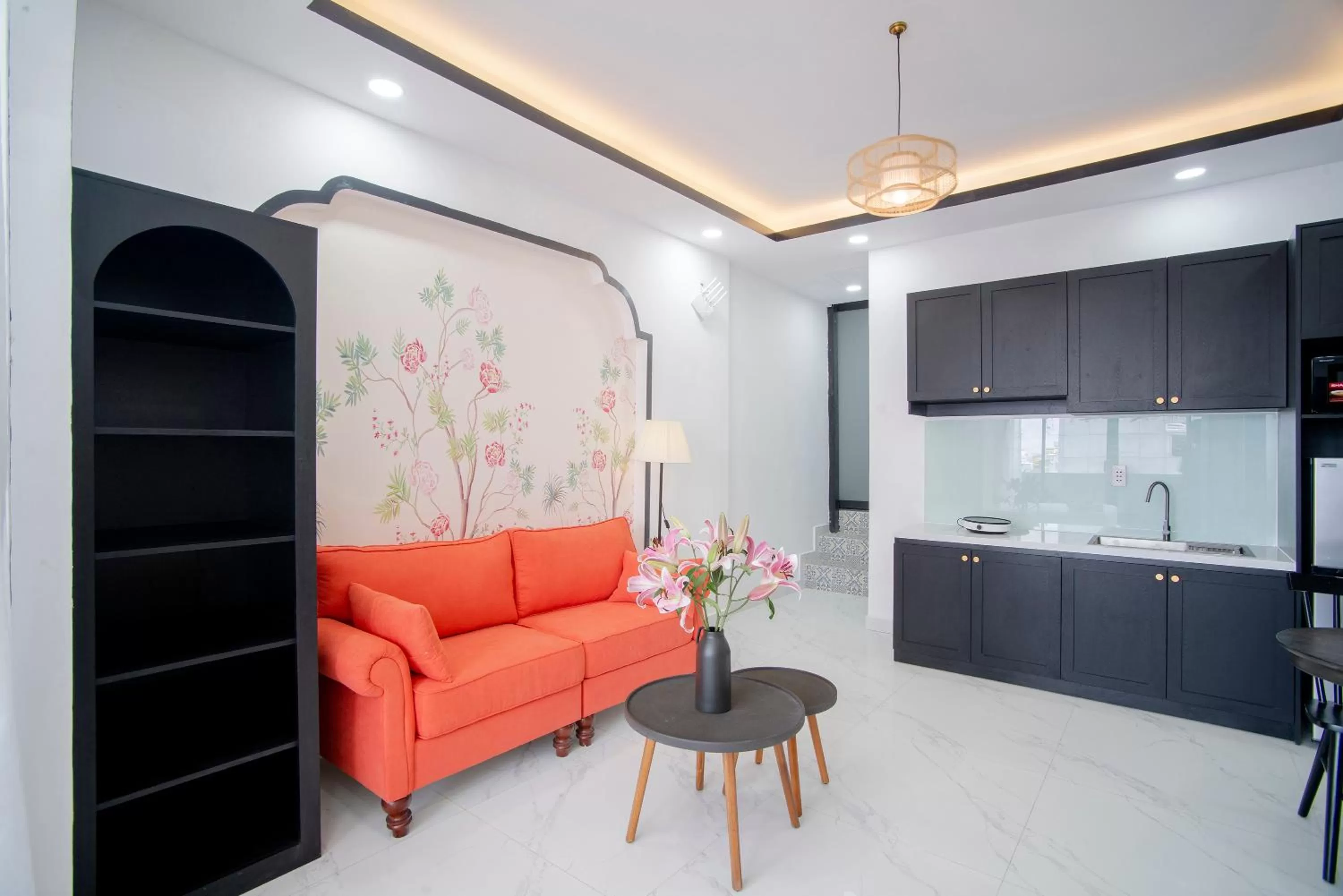 Living room in SAZI BEN THANH Hotel HCM