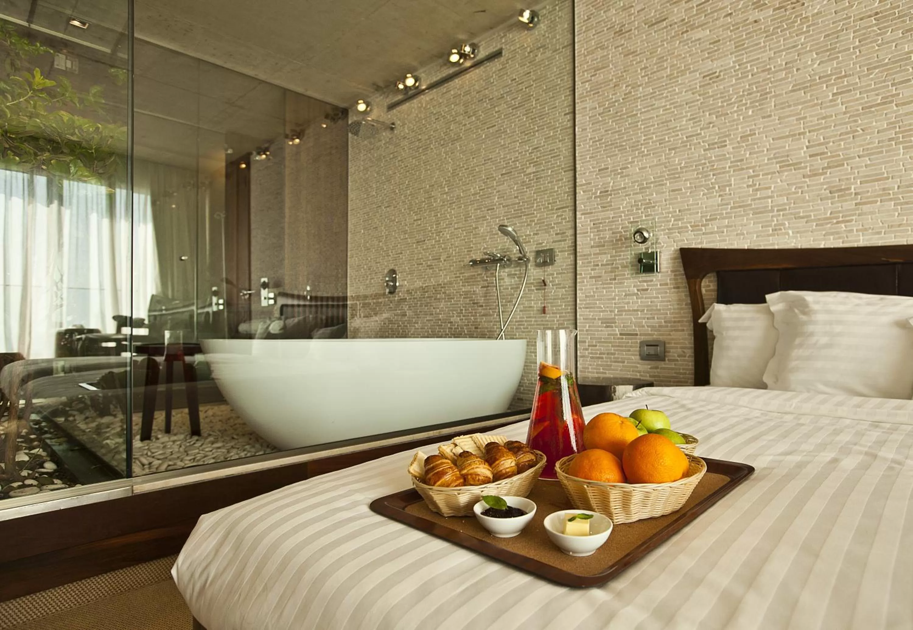 Bedroom, Bed in Graffit Gallery Design Hotel