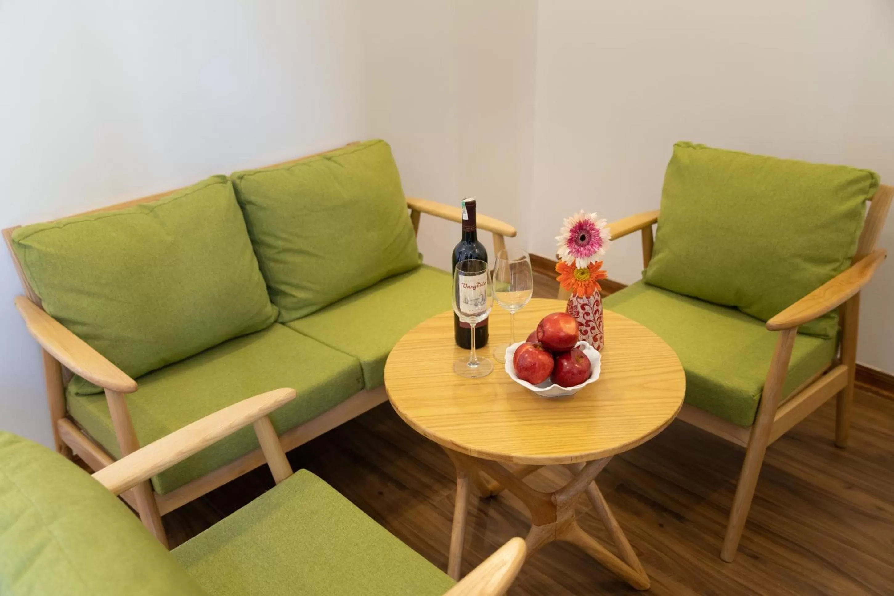 Decorative detail, Seating Area in TRIPLE Riverside Villa Hotel HoiAn