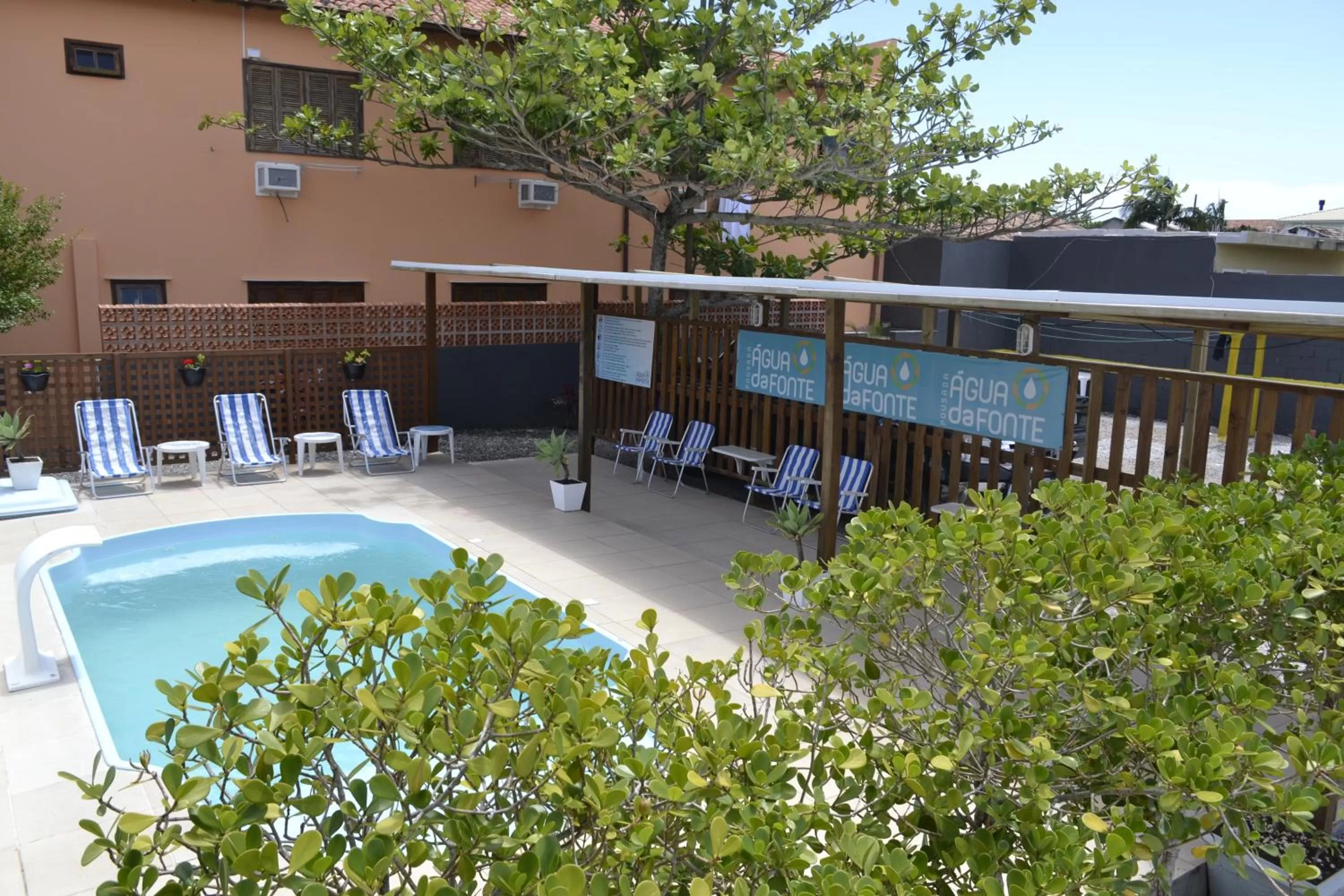 Pool View in Pousada Água da Fonte