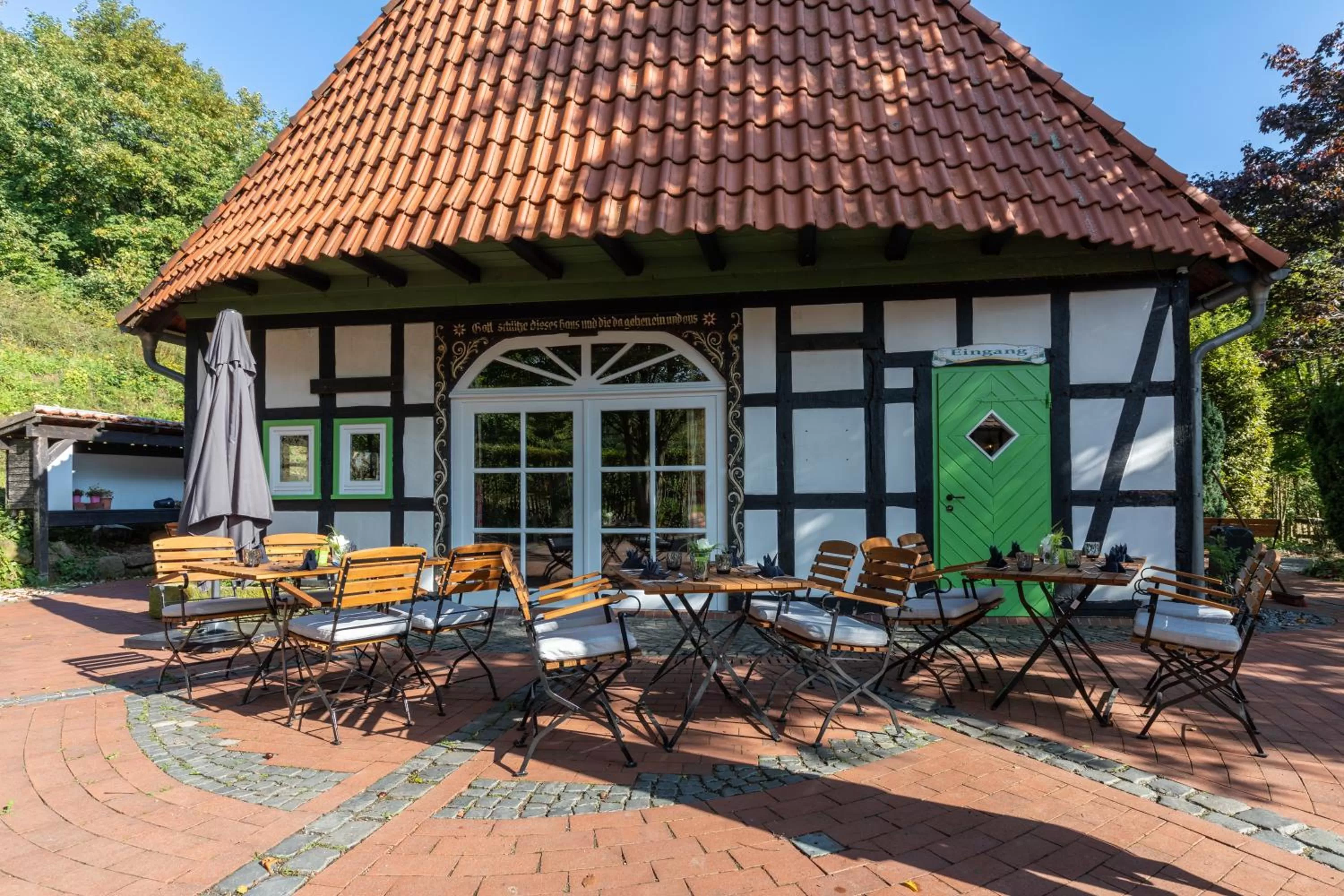 Patio in Hotel Wittekindsquelle