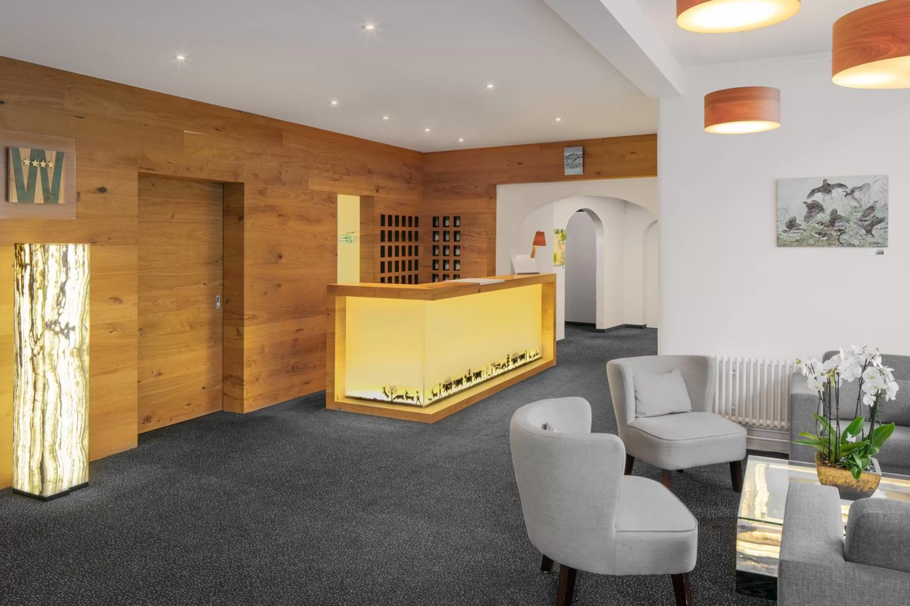 Lobby or reception in Hotel Waldegg - Adults only