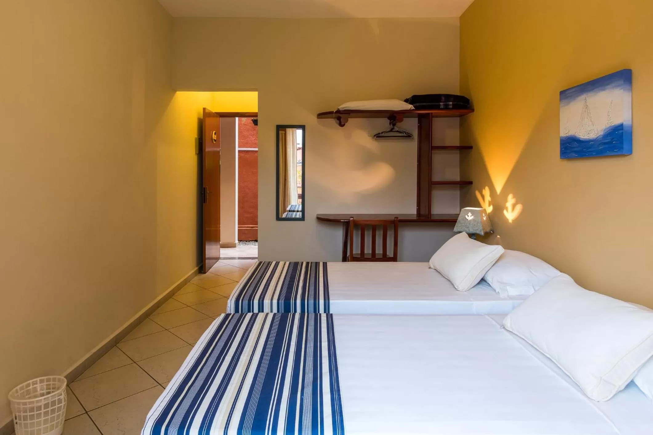 Bed in Pousada Mar Azul