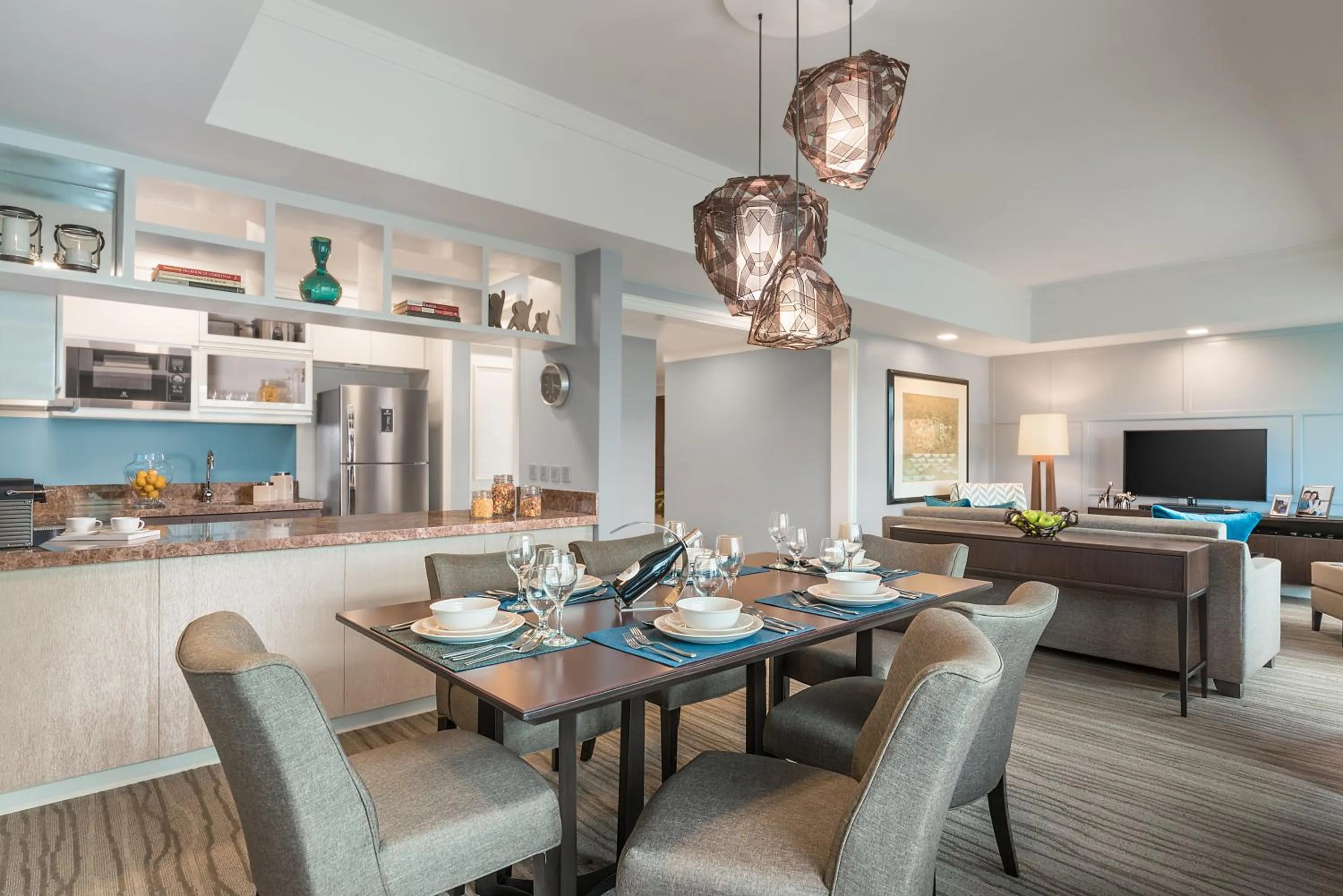 Dining area in Ascott Makati