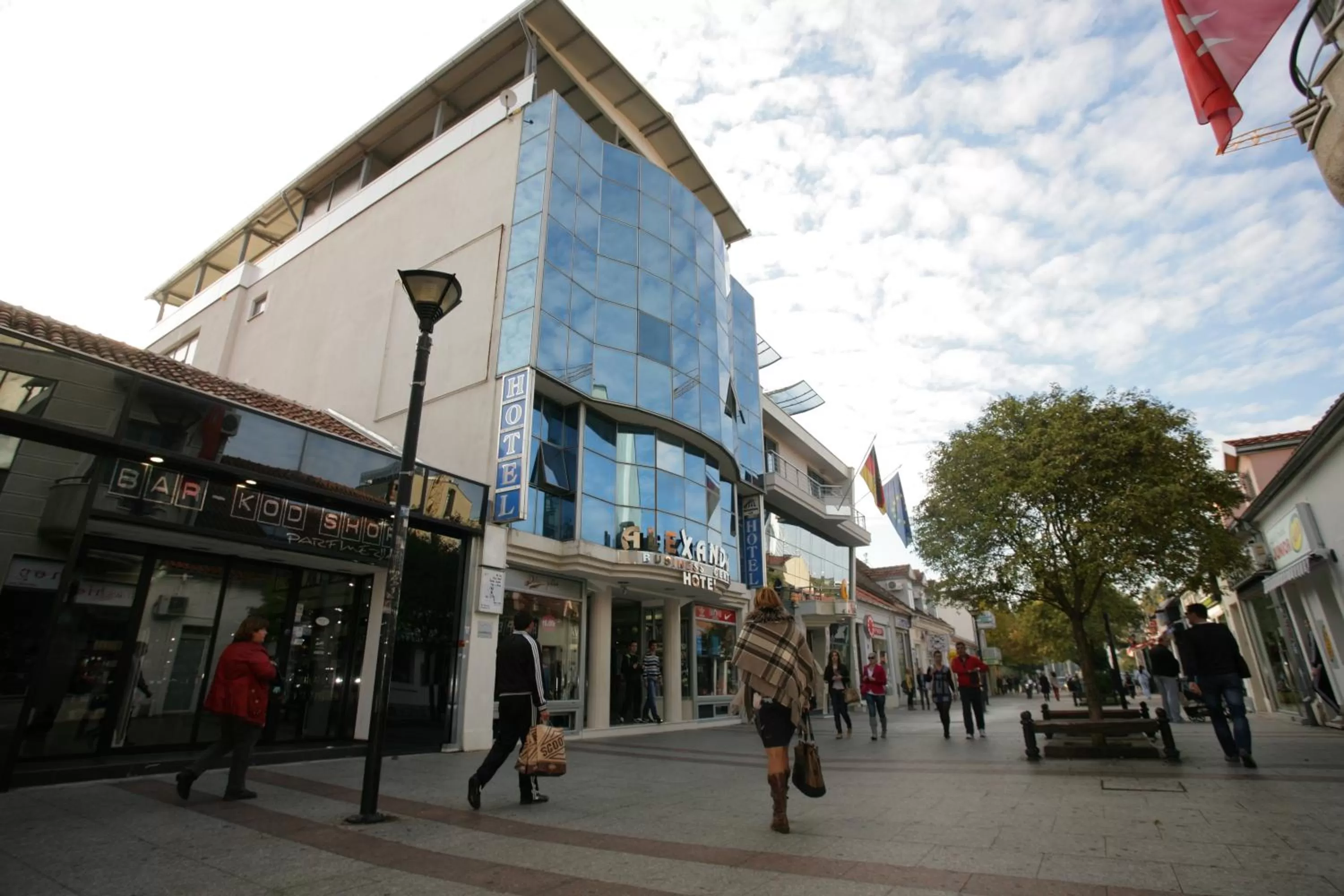 Facade/entrance in Hotel Alexandar Lux