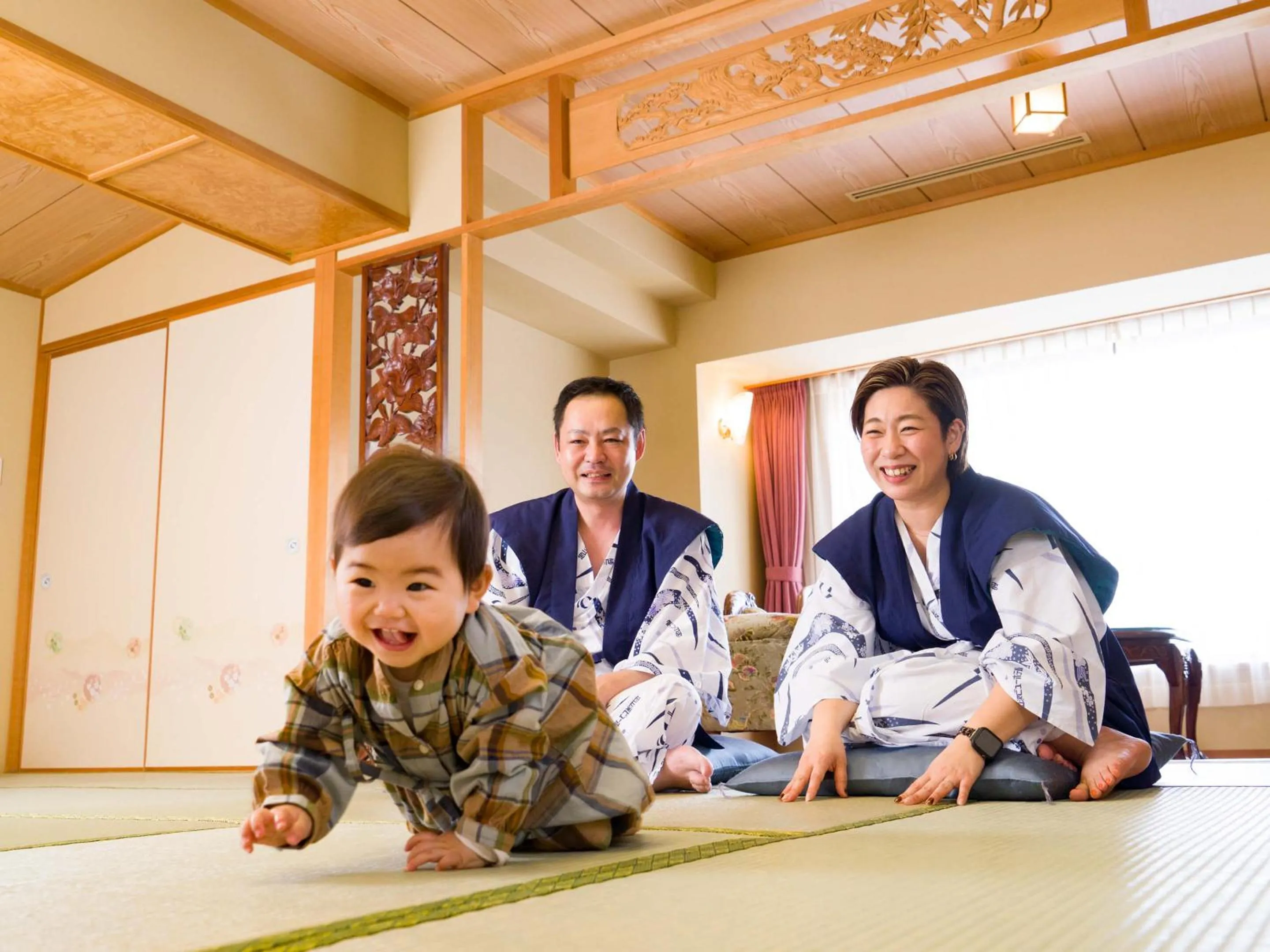 Living room in Jozankei View Hotel