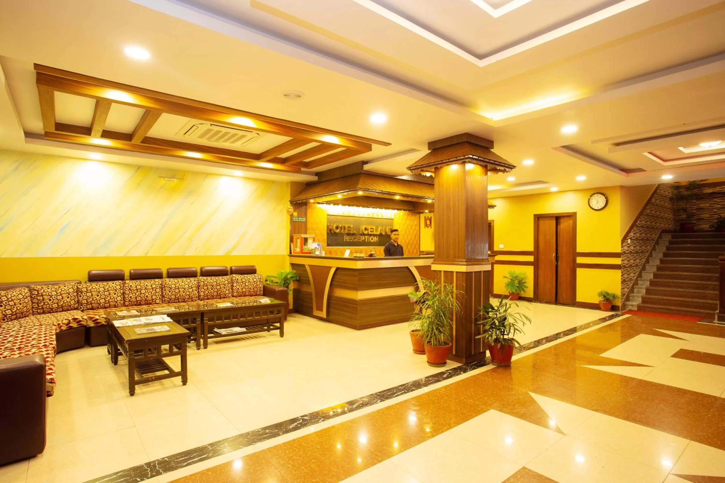 Lobby or reception in Hotel Iceland