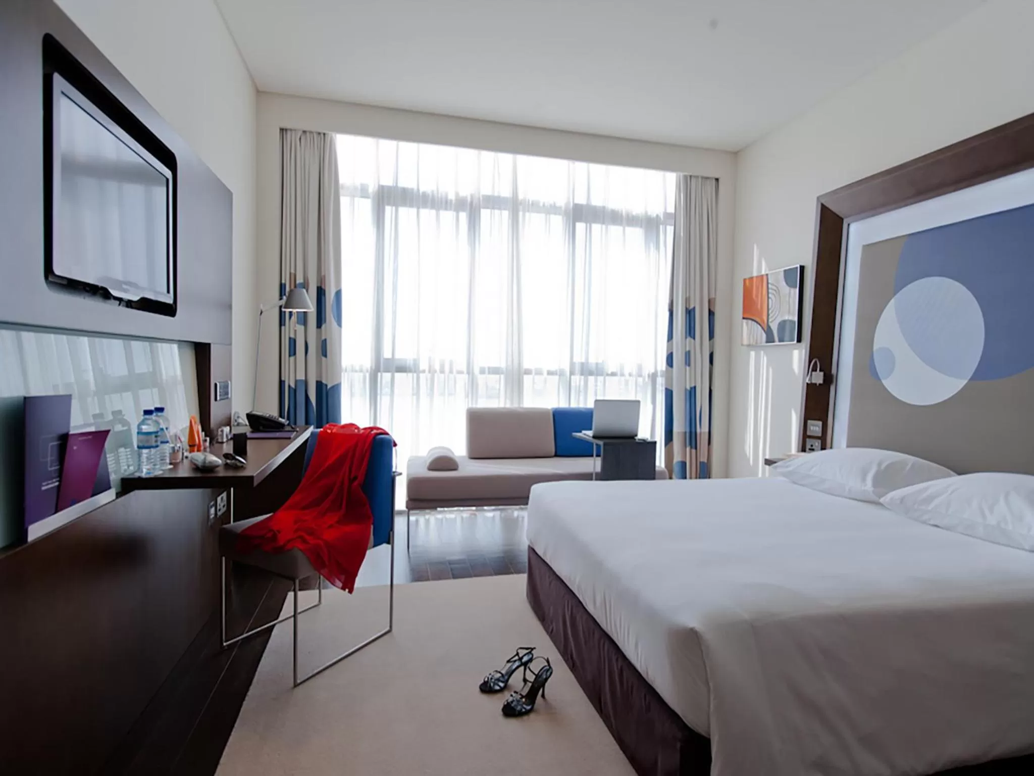 Bed in Novotel Abu Dhabi Gate