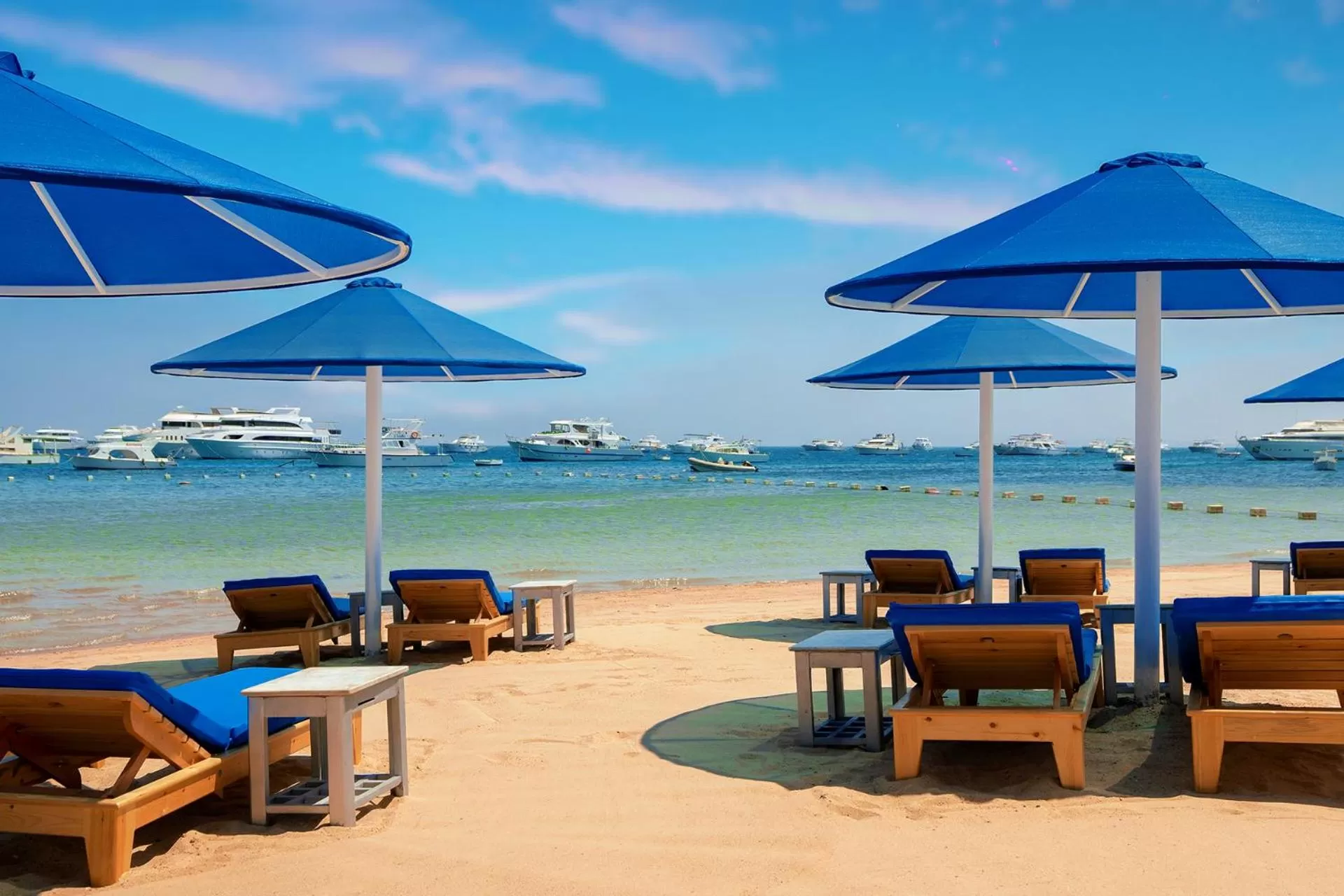 Beach in Pickalbatros Blu Spa Resort - Adults Friendly 16 Years Plus- Ultra All-Inclusive