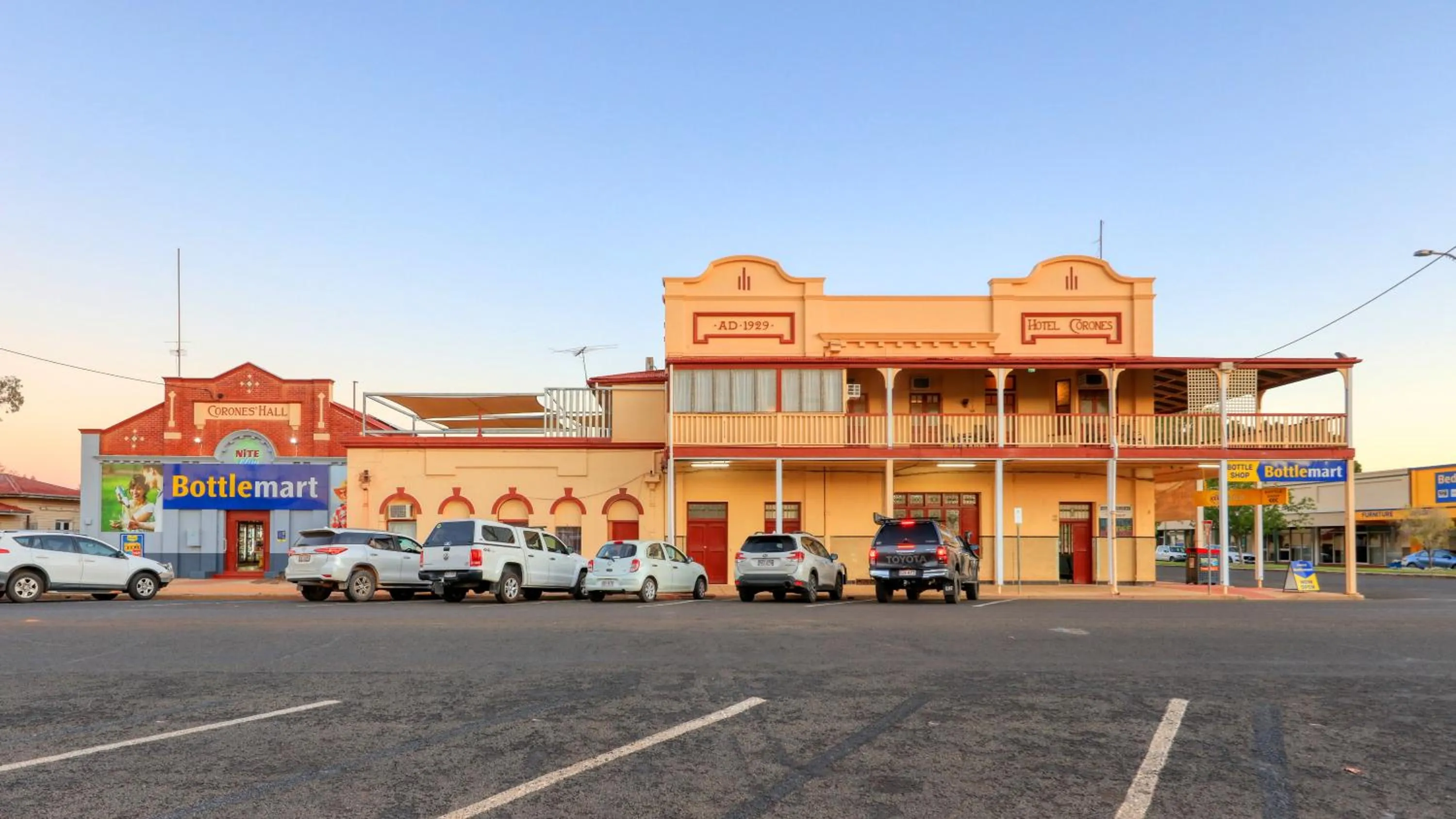 Property building in Hotel Corones