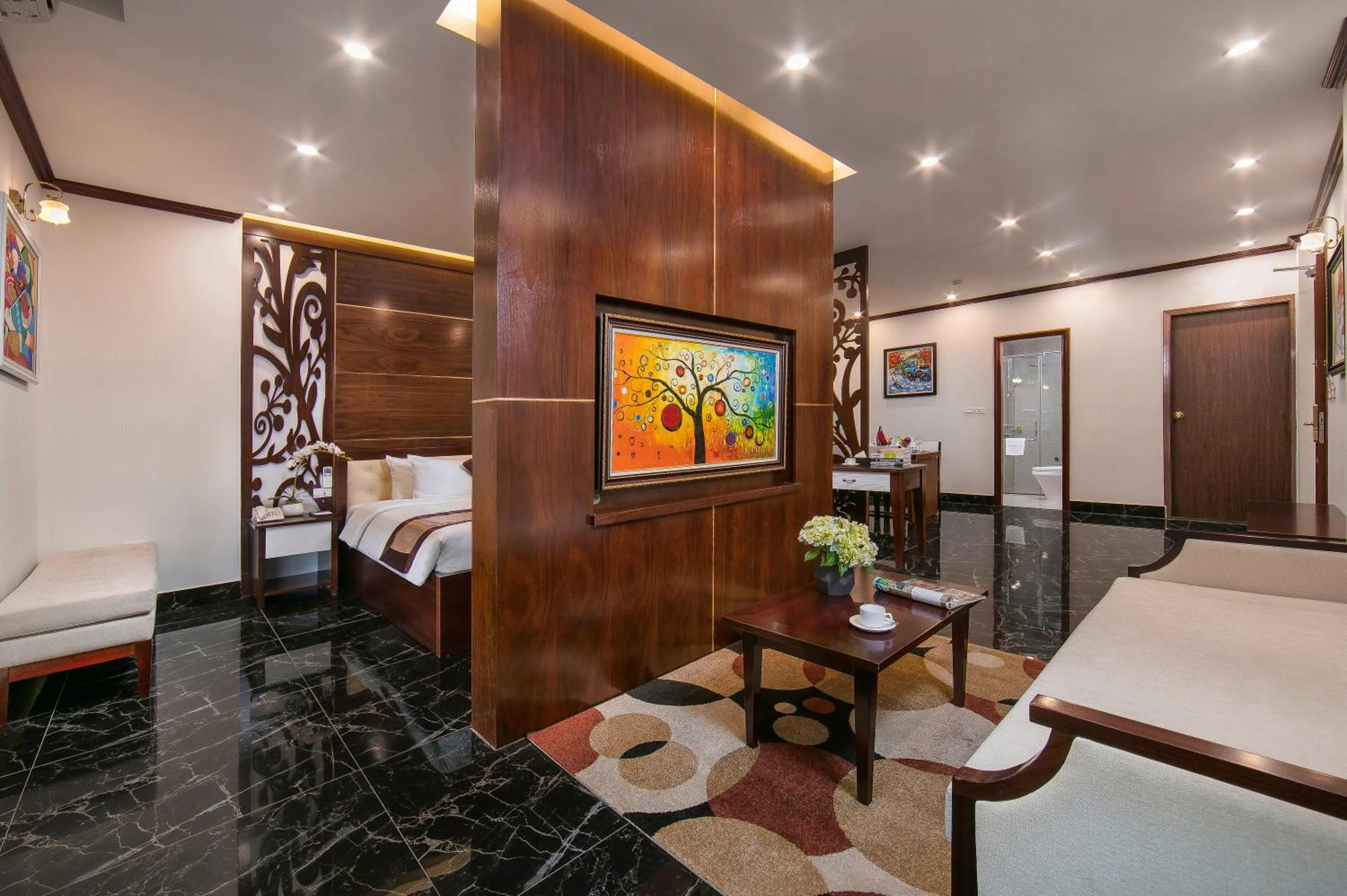 Photo of the whole room, Bed in Royal St Hanoi Hotel