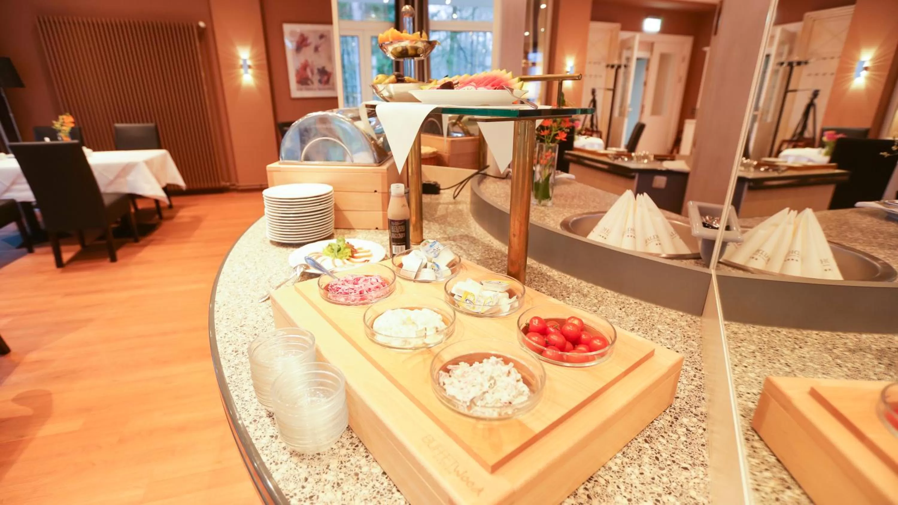 Buffet breakfast in Hotel Waldhalle