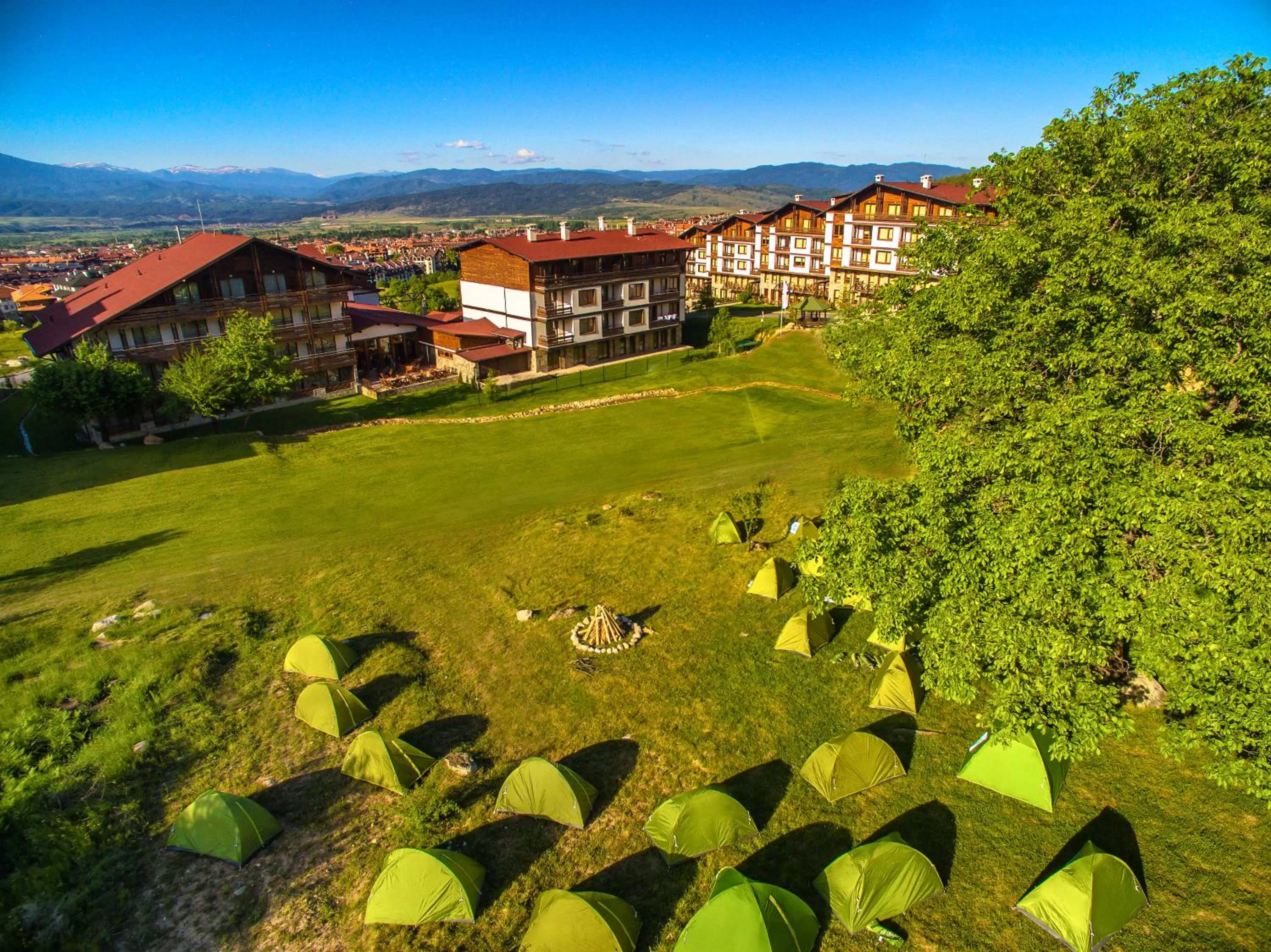 Bird's eye view in Green Life Bansko