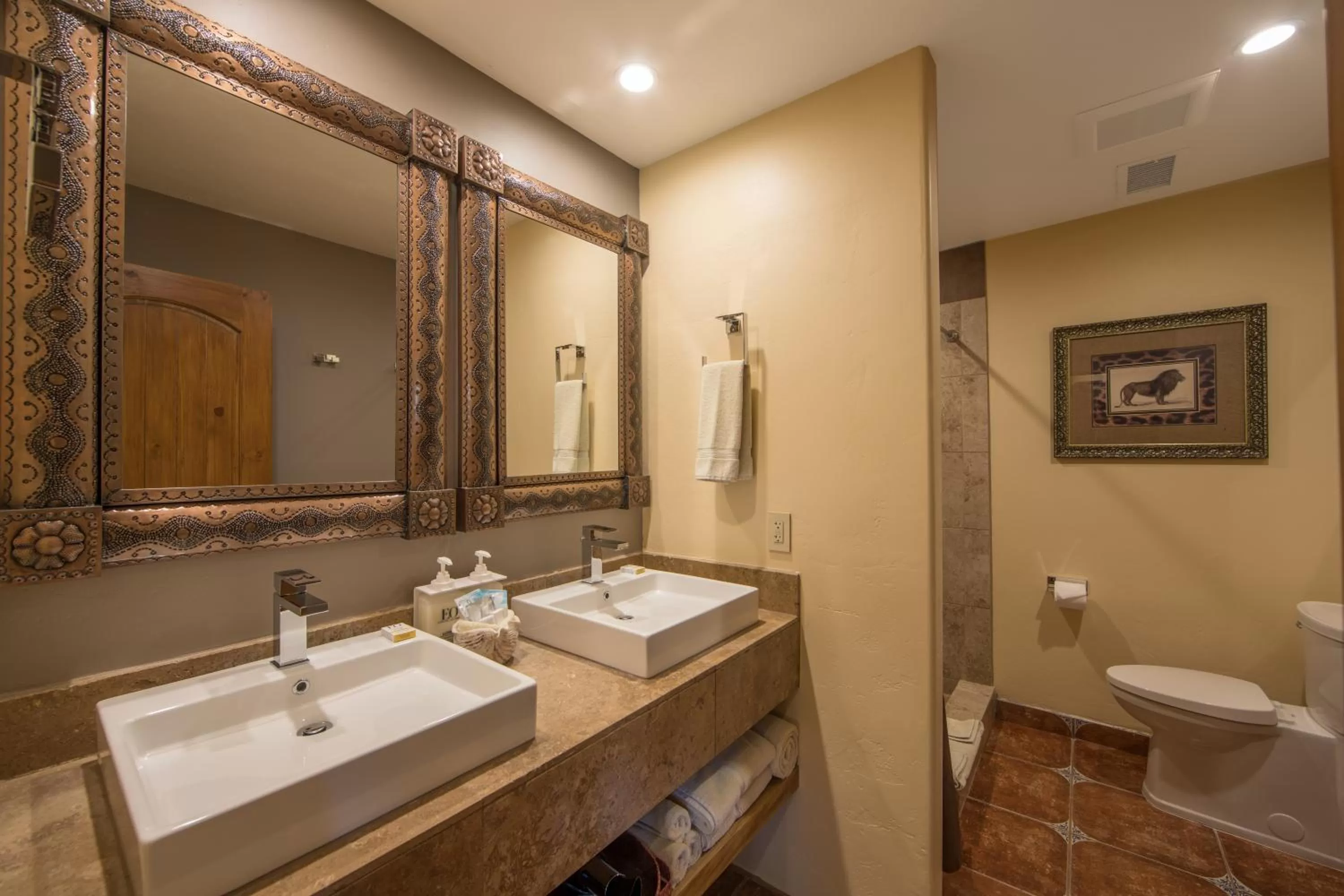 Toilet in A Sunset Chateau