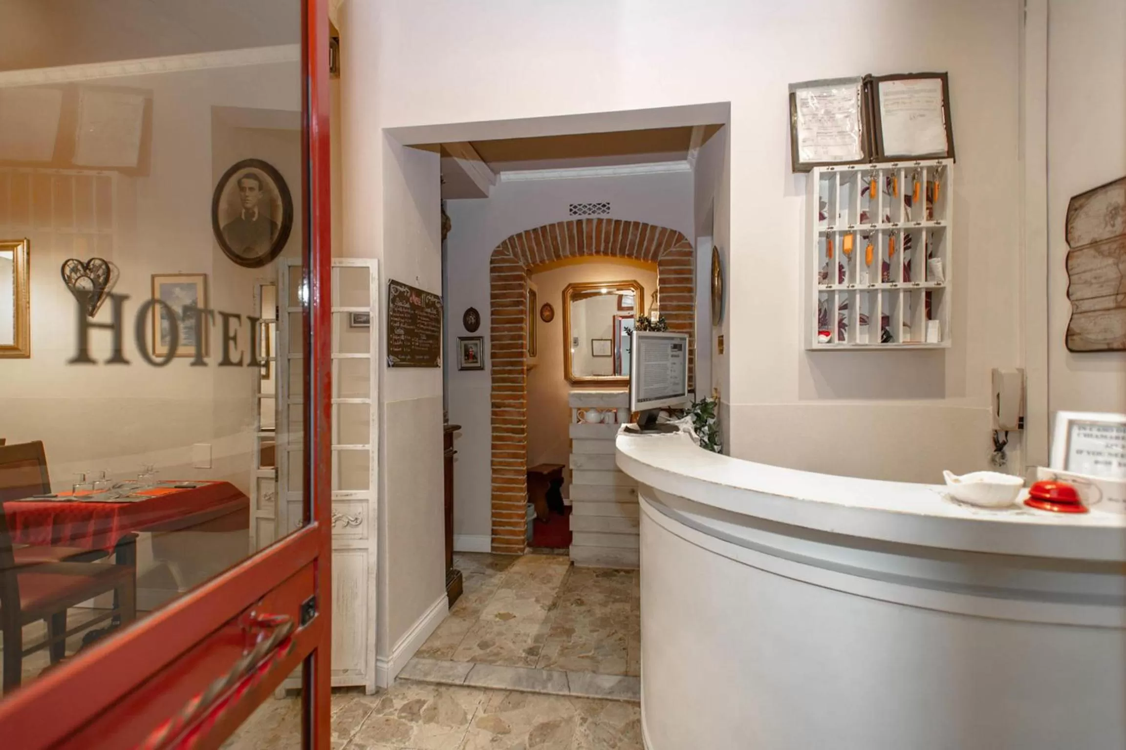 Lobby or reception in Hotel Masaccio