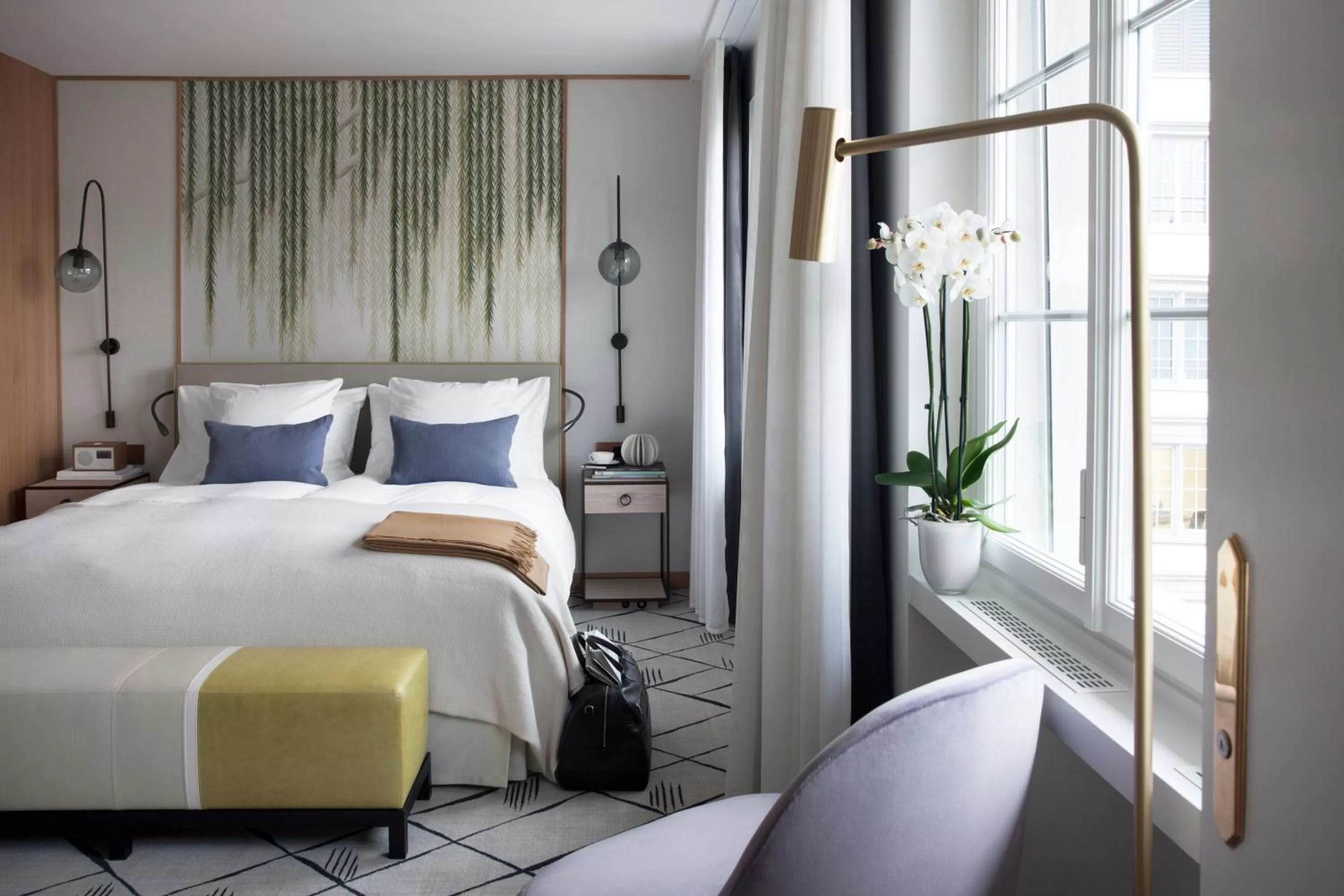 Bedroom, Bed in Storchen Zürich - Lifestyle Boutique Hotel