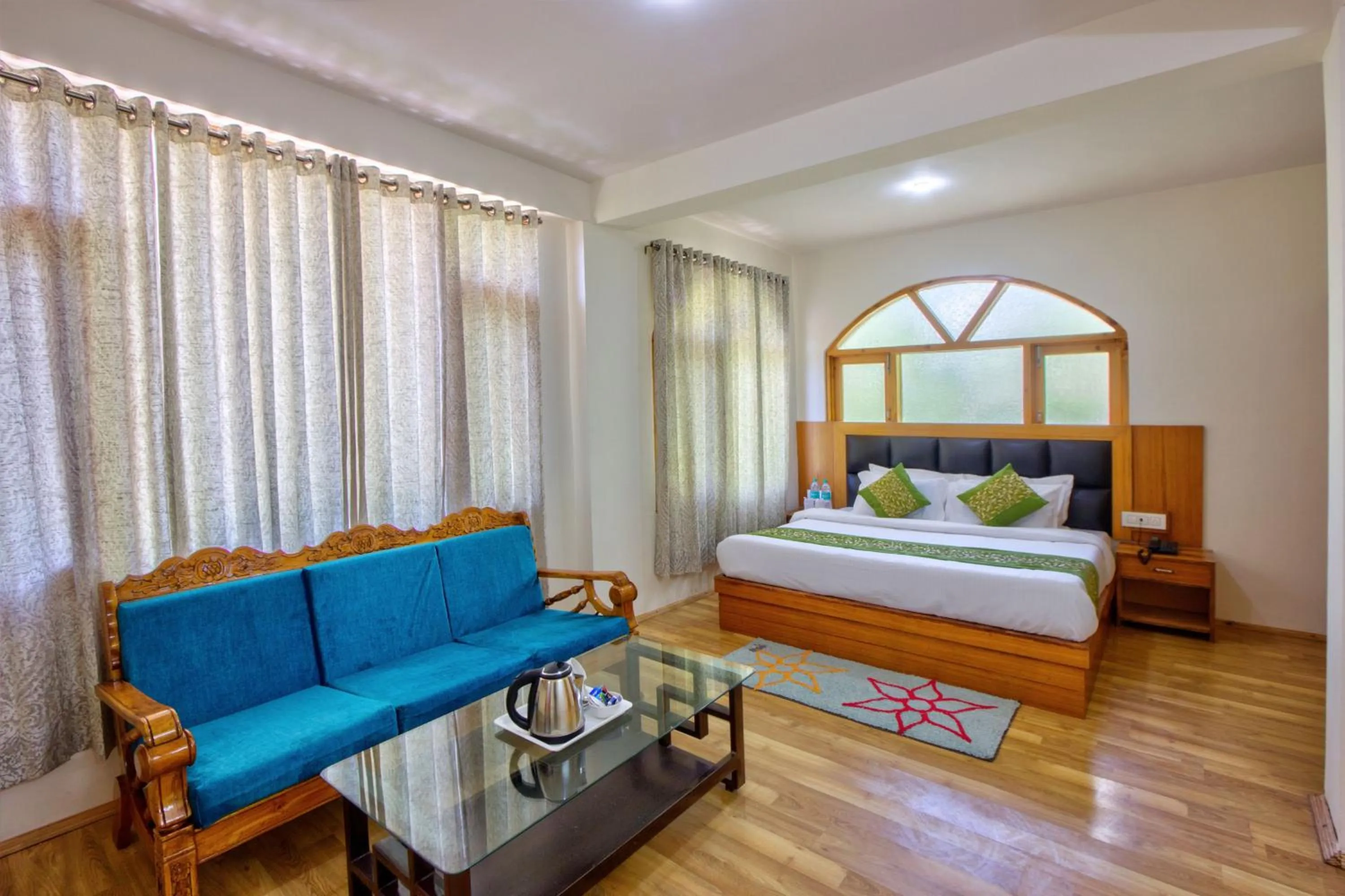 Bed in Thrill Nature Cottage