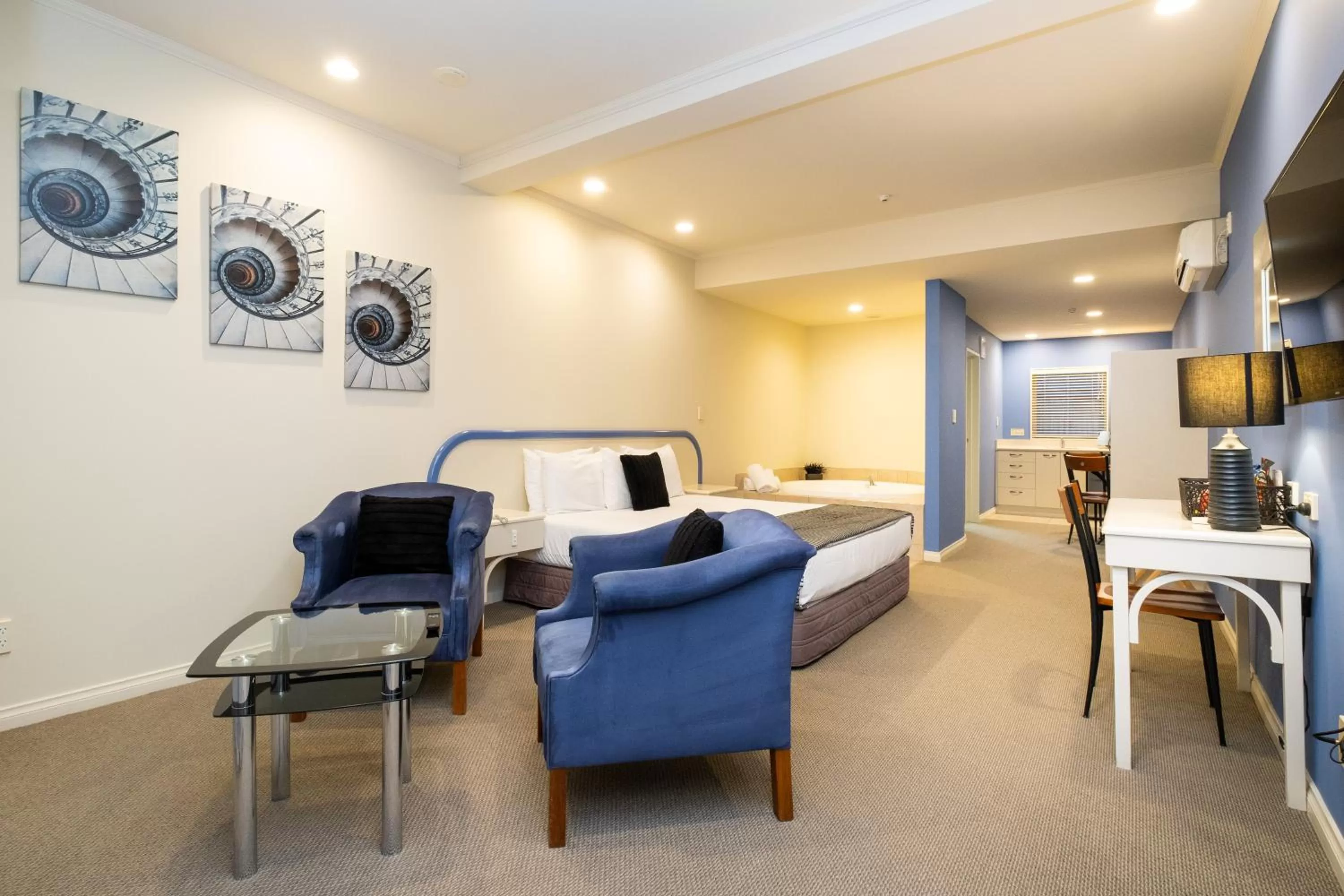 Bed in Motel de la Mer