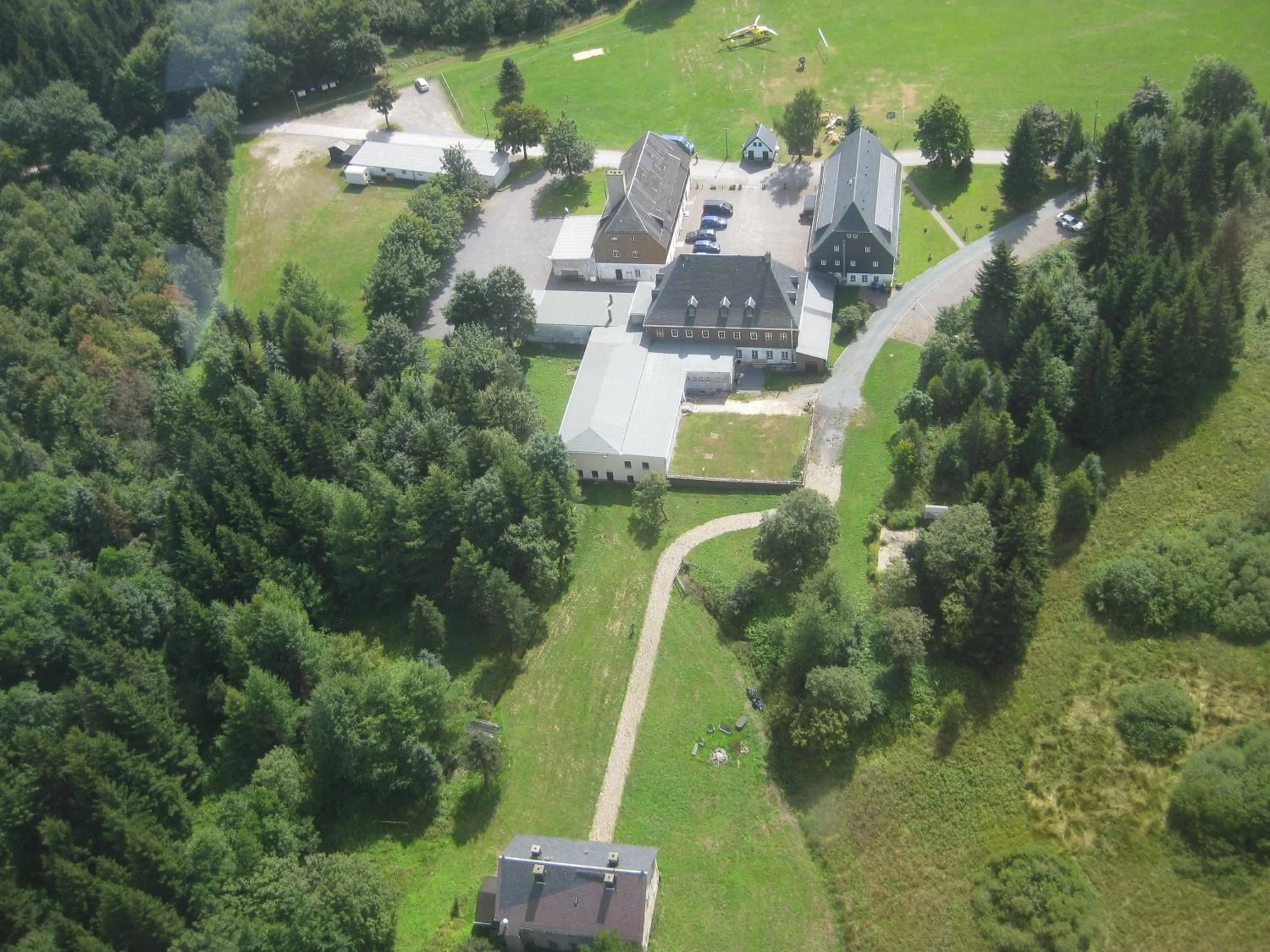 Bird's eye view, Bird's-eye View in Waldgasthof Bad Einsiedel
