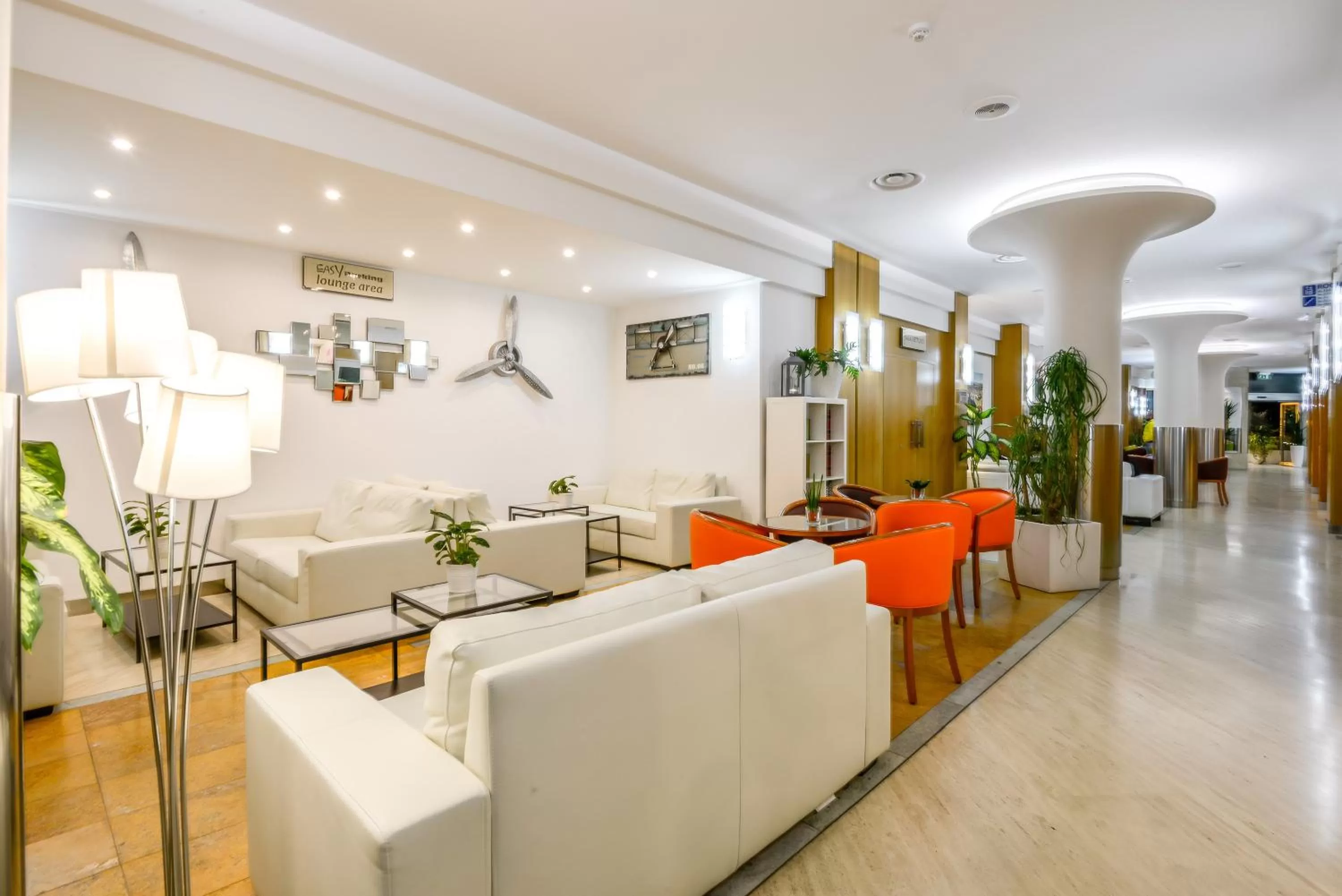 Lobby or reception in Hotel Bologna Airport