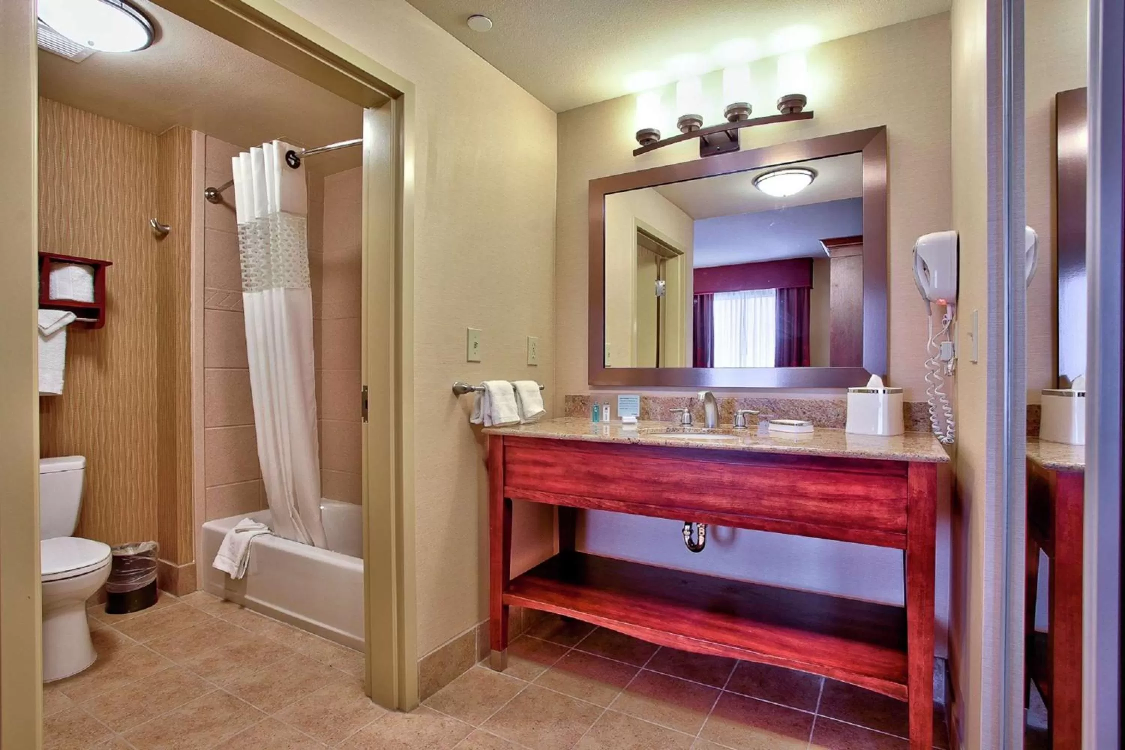 Bathroom in Hampton Inn & Suites Scottsdale at Talking Stick