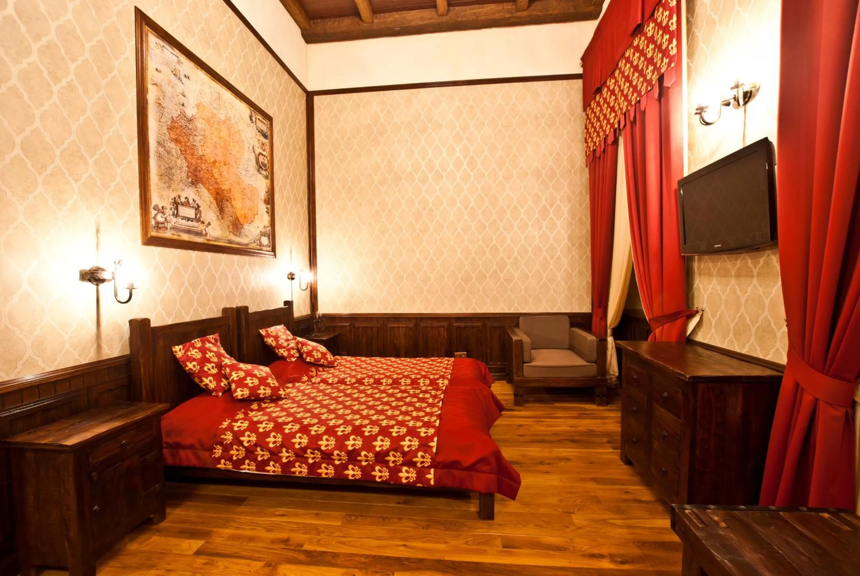 Bed in Zamek Uniejów