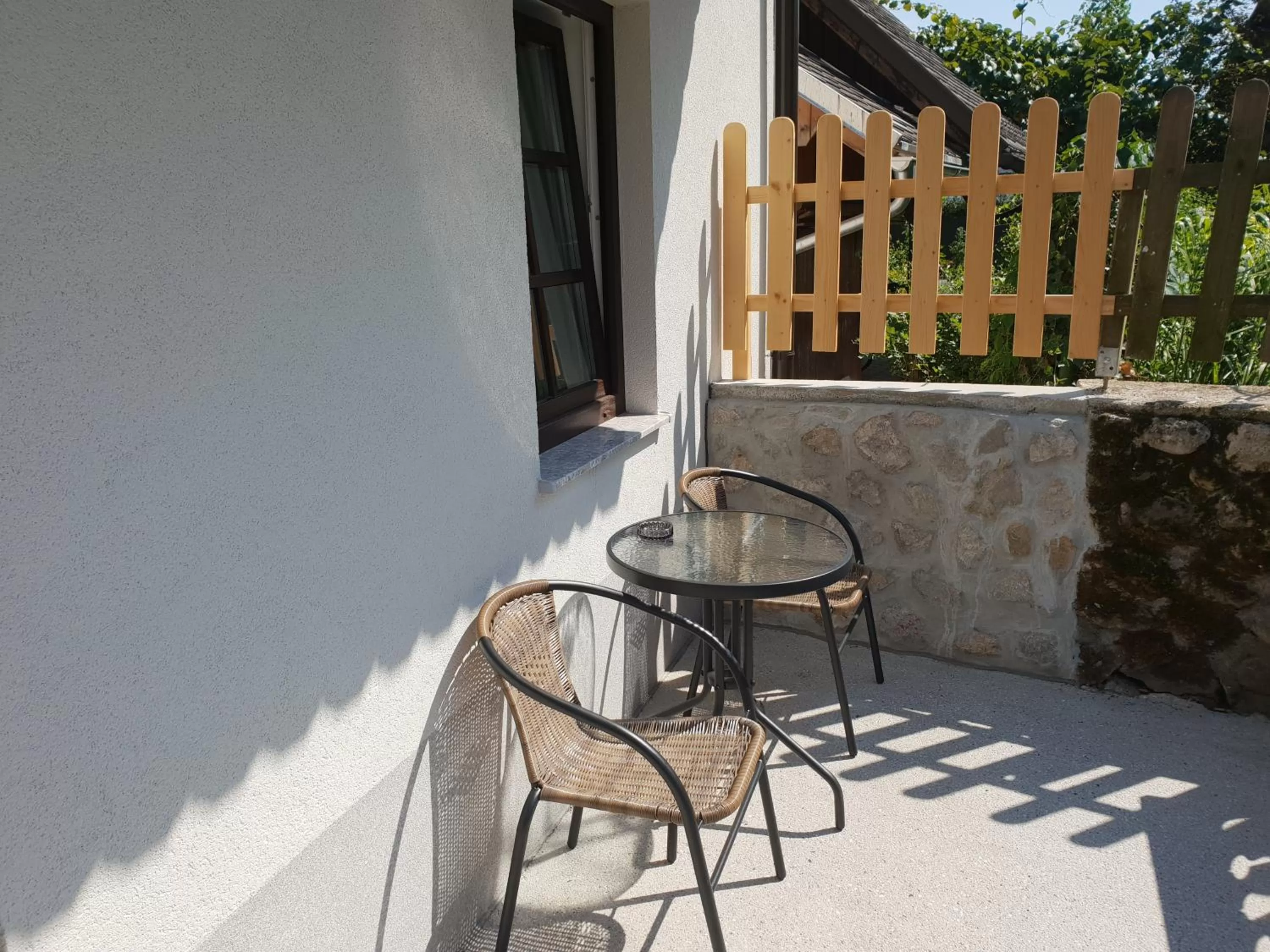 Patio, Balcony/Terrace in B&B Vidmar, Lesce-Bled